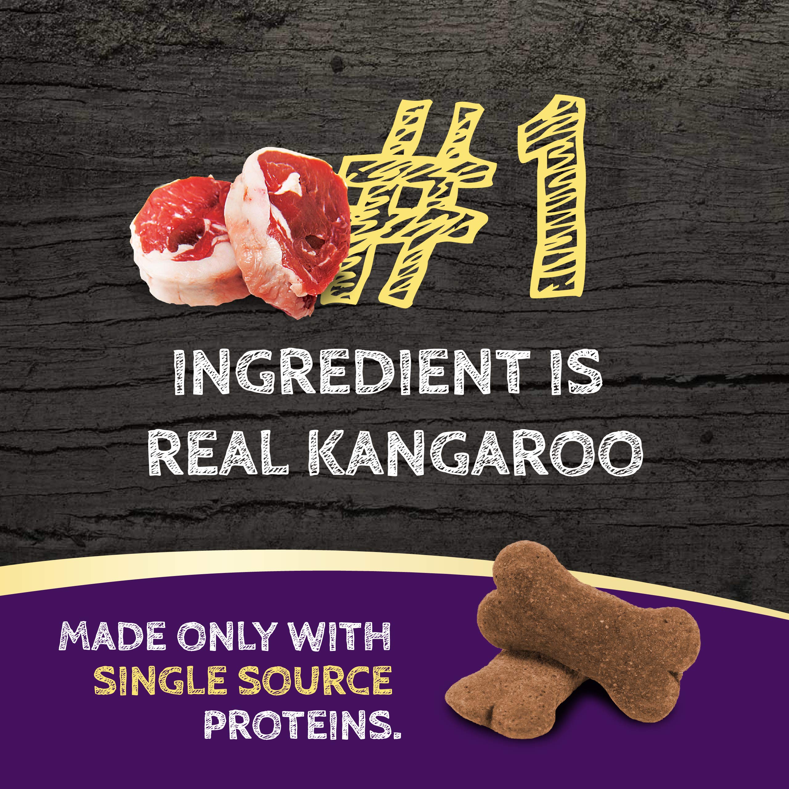 Zignature Kangaroo Limited Ingredient Formula Biscuit Dog Treats 12oz