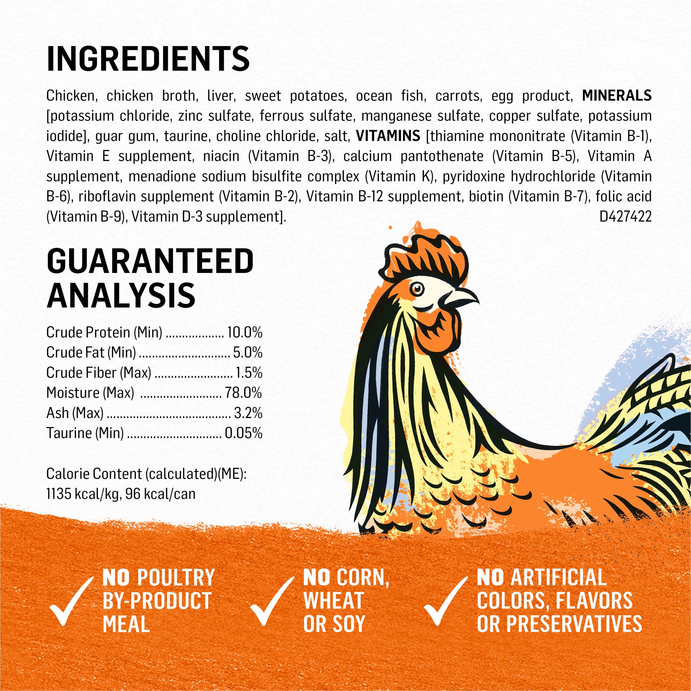 Purina Beyond Grain Free Wet Cat Food Pate - Chicken & Sweet Potato, 3 oz Cans (Pack of 12)