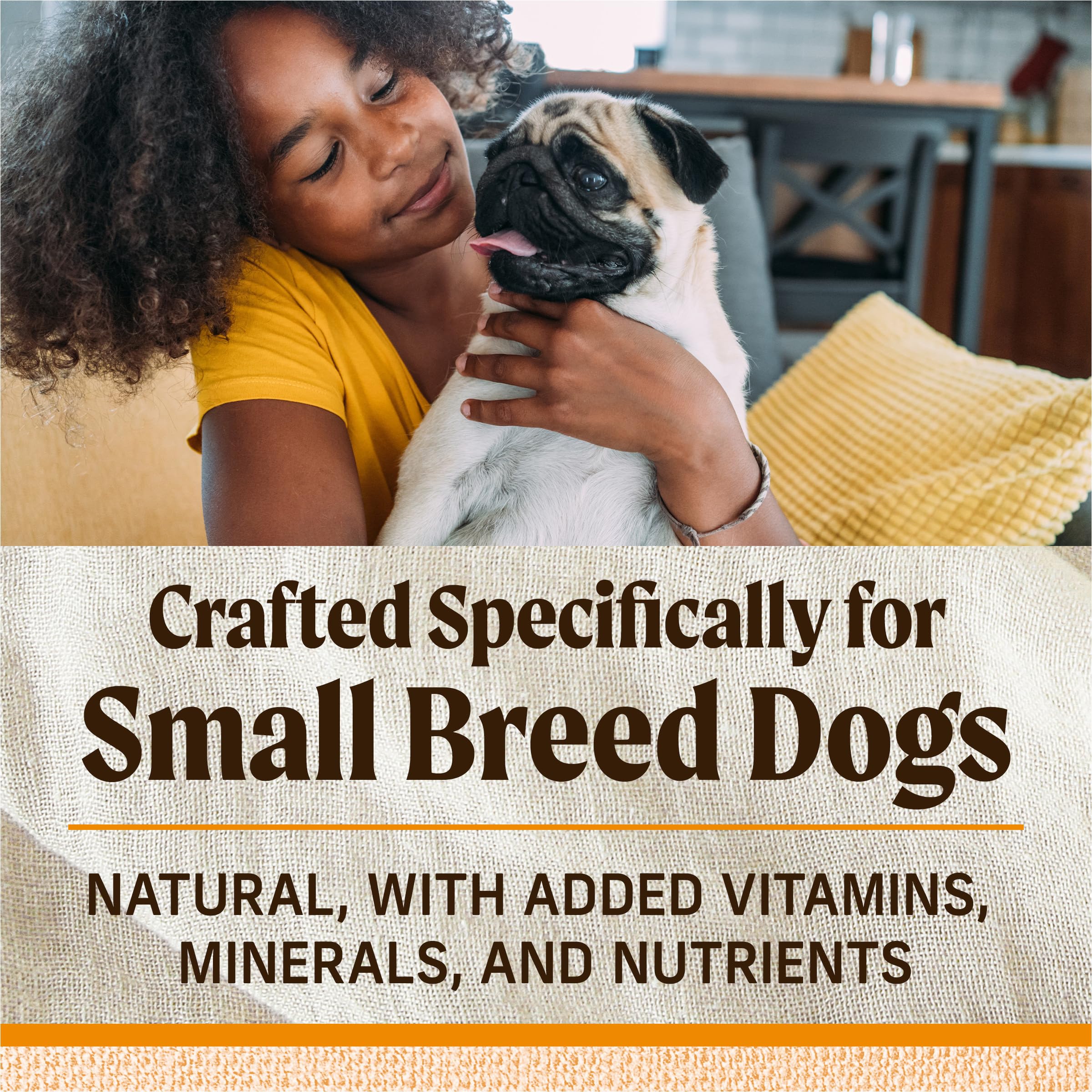 Merrick Lil Plates Grain Free Dry Dog Food For Small Dogs, Chicken And Sweet Potato Kibble With Raw Bites - 4.0 lb. Bag