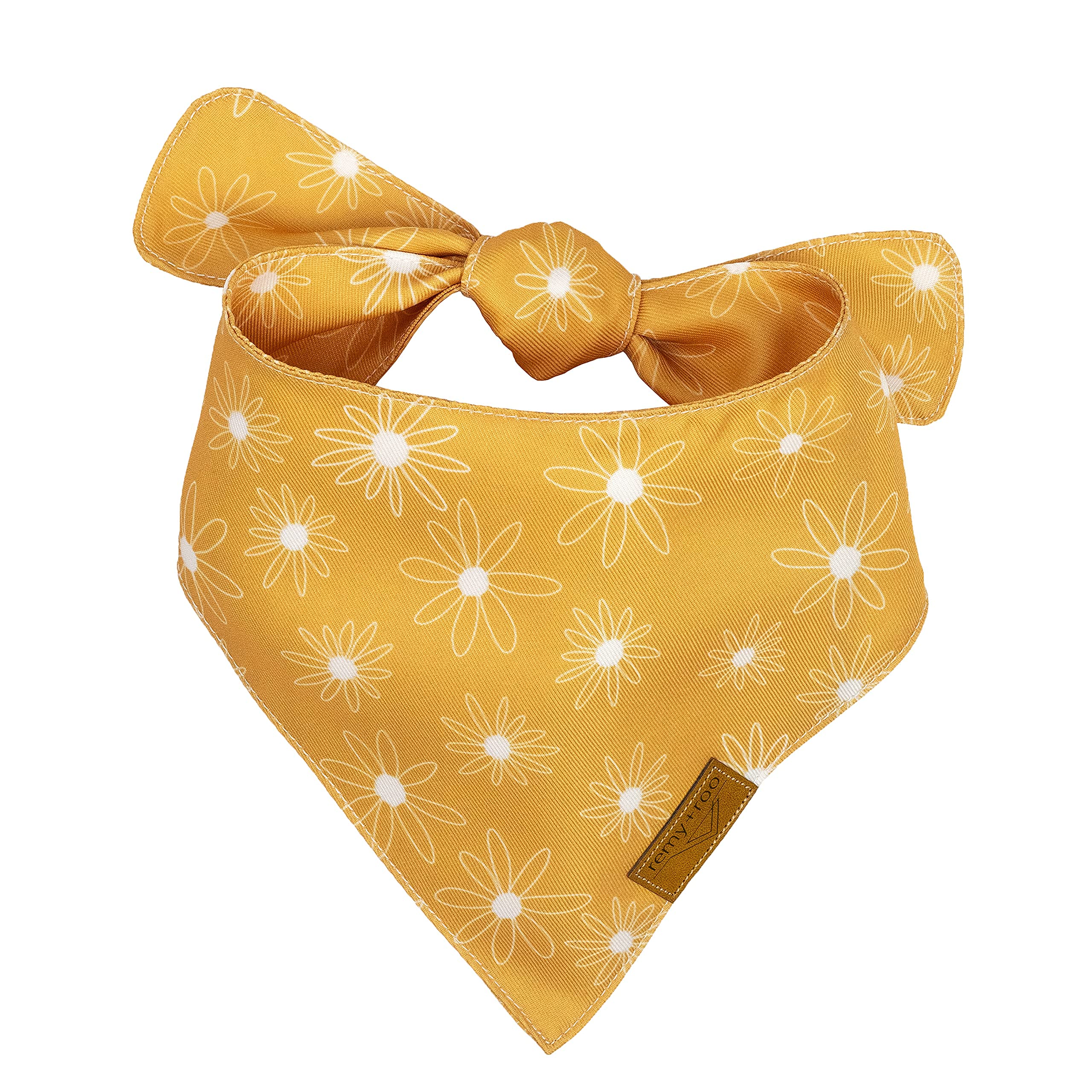 Remy+Roo Small Spring Dog Bandanas - 4 Pack Katherine Set | Premium Durable Adjustable Polyester Fabric Dog Scarfs | Patented Sh