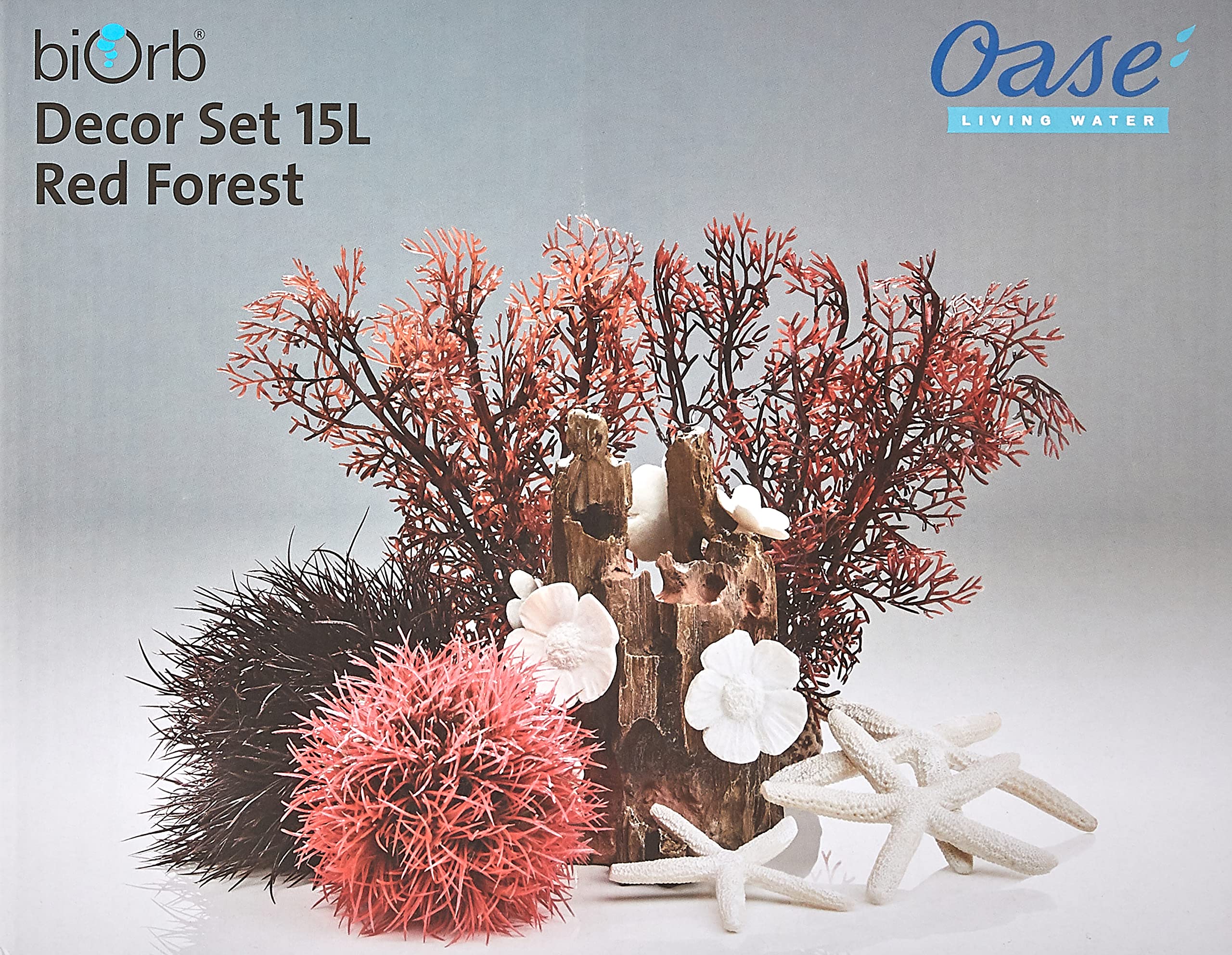 biOrb Décor Set - 15L Small Red Forest, Plastic - Model 48442.0