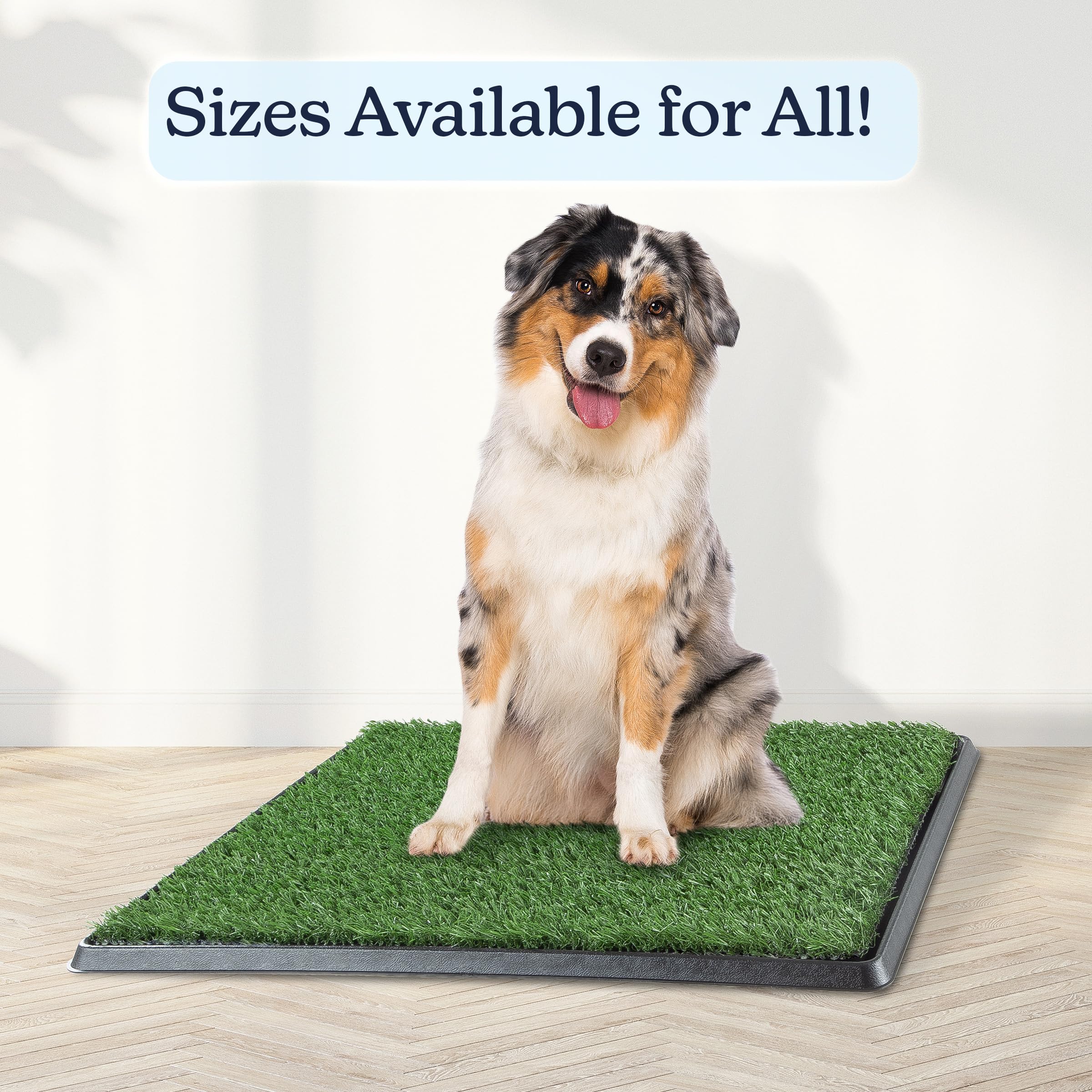 Artificial Grass Puppy Pee Pad For Dogs And Small Pets - 20X25 Reusable 4-Layer Training Potty Pad With Tray - Dog Housebreaking