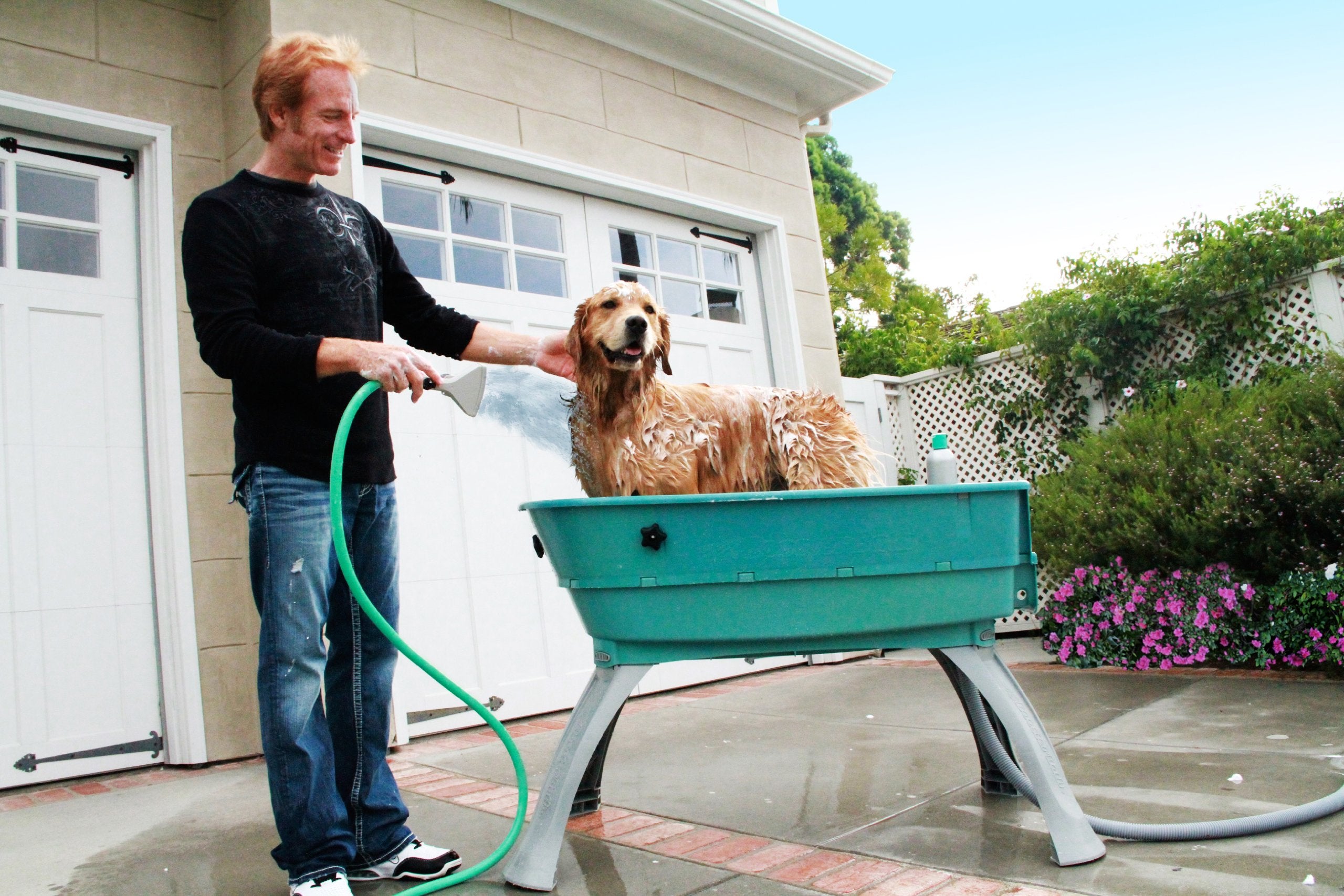 Booster Bath Elevated Pet Bathing, Teal, Large (Pack Of 1)