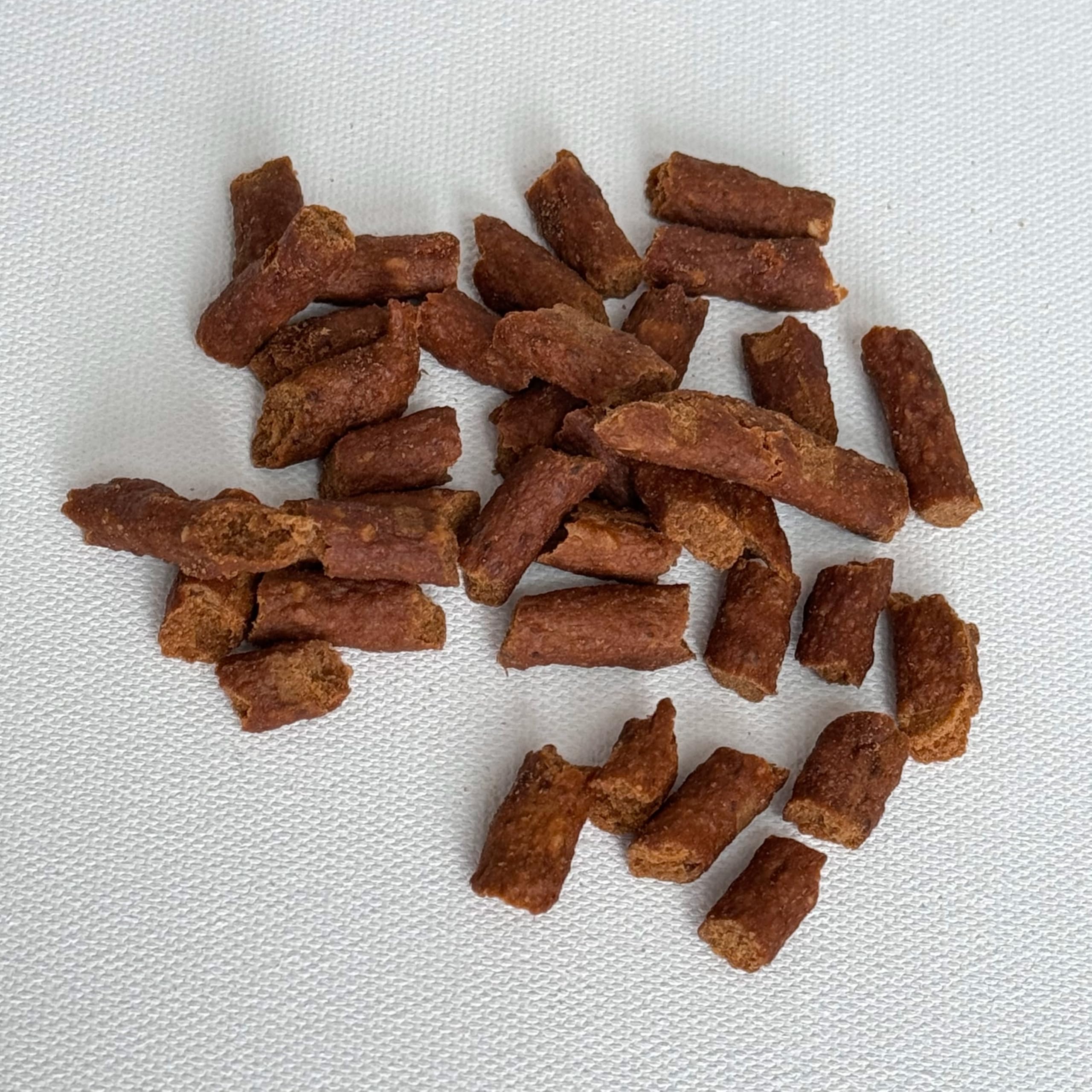 Exclusively Dog Chewy Training Treats Bacon Apple Flavor Grain Free Gluten Free, Made in The USA, 6 oz.