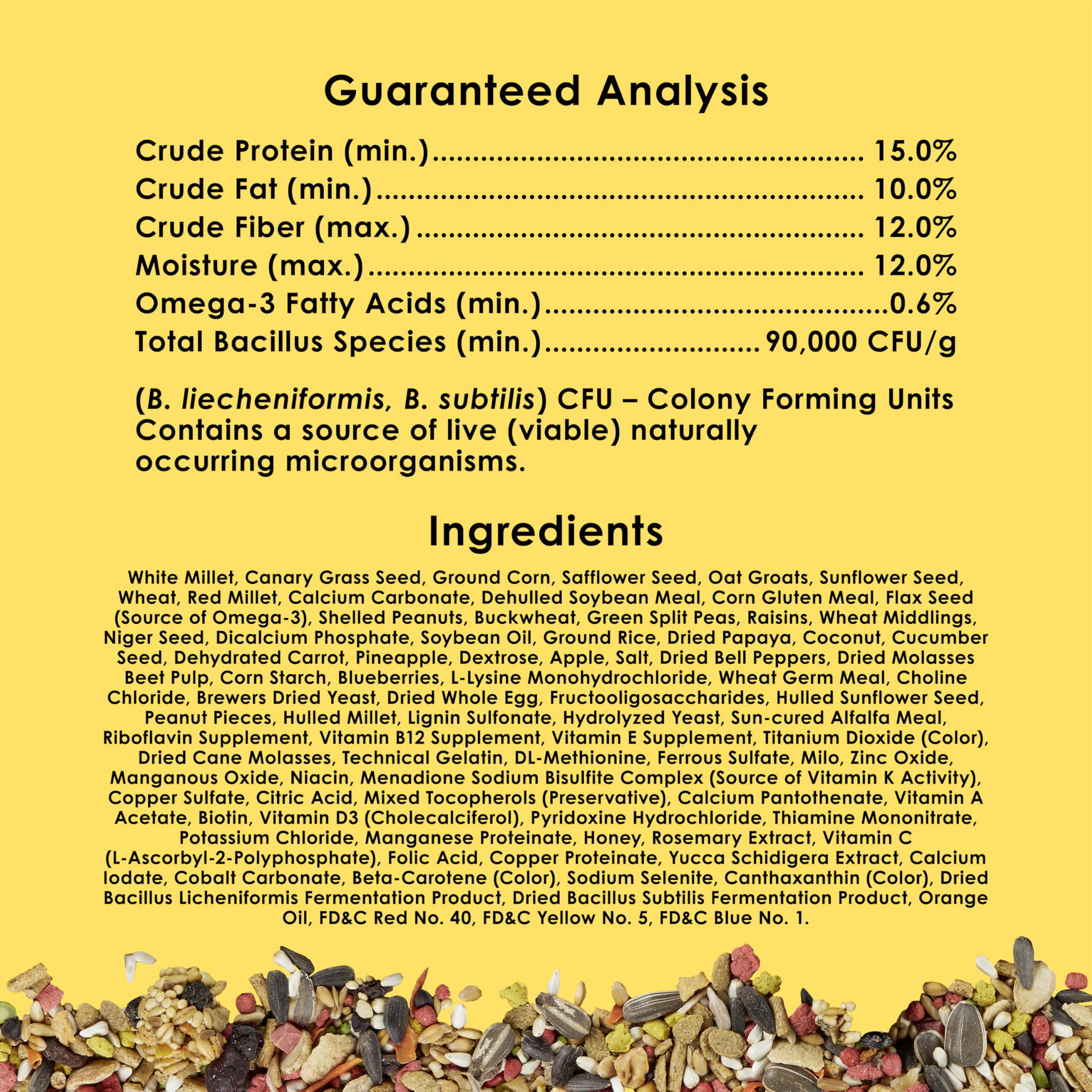 Kaytee Fiesta Cockatiel Food 25 lb