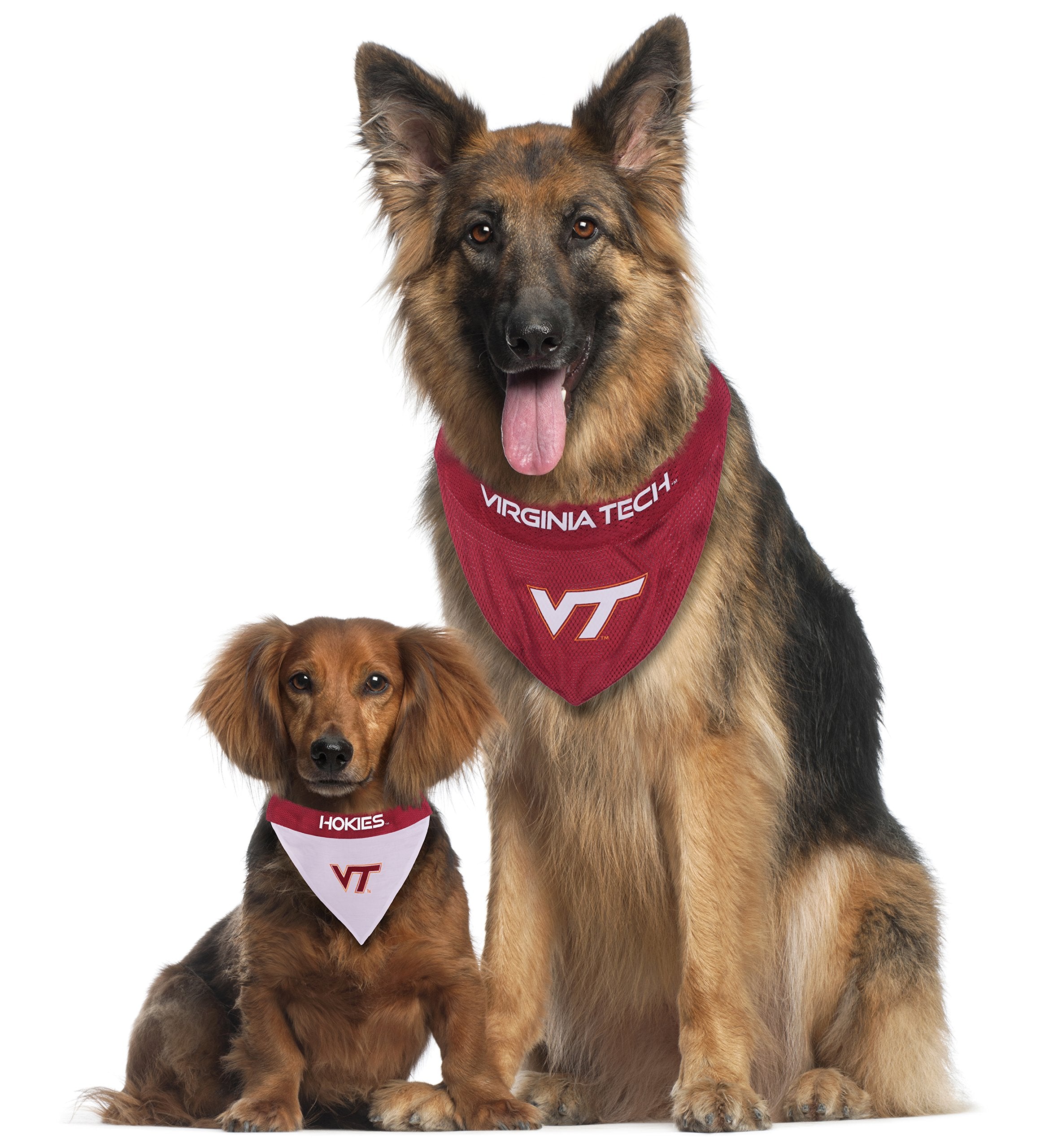 Pets First Collegiate Pet Accessories, Reversible Bandana, Virginia Tech Hokies, Large/X-Large