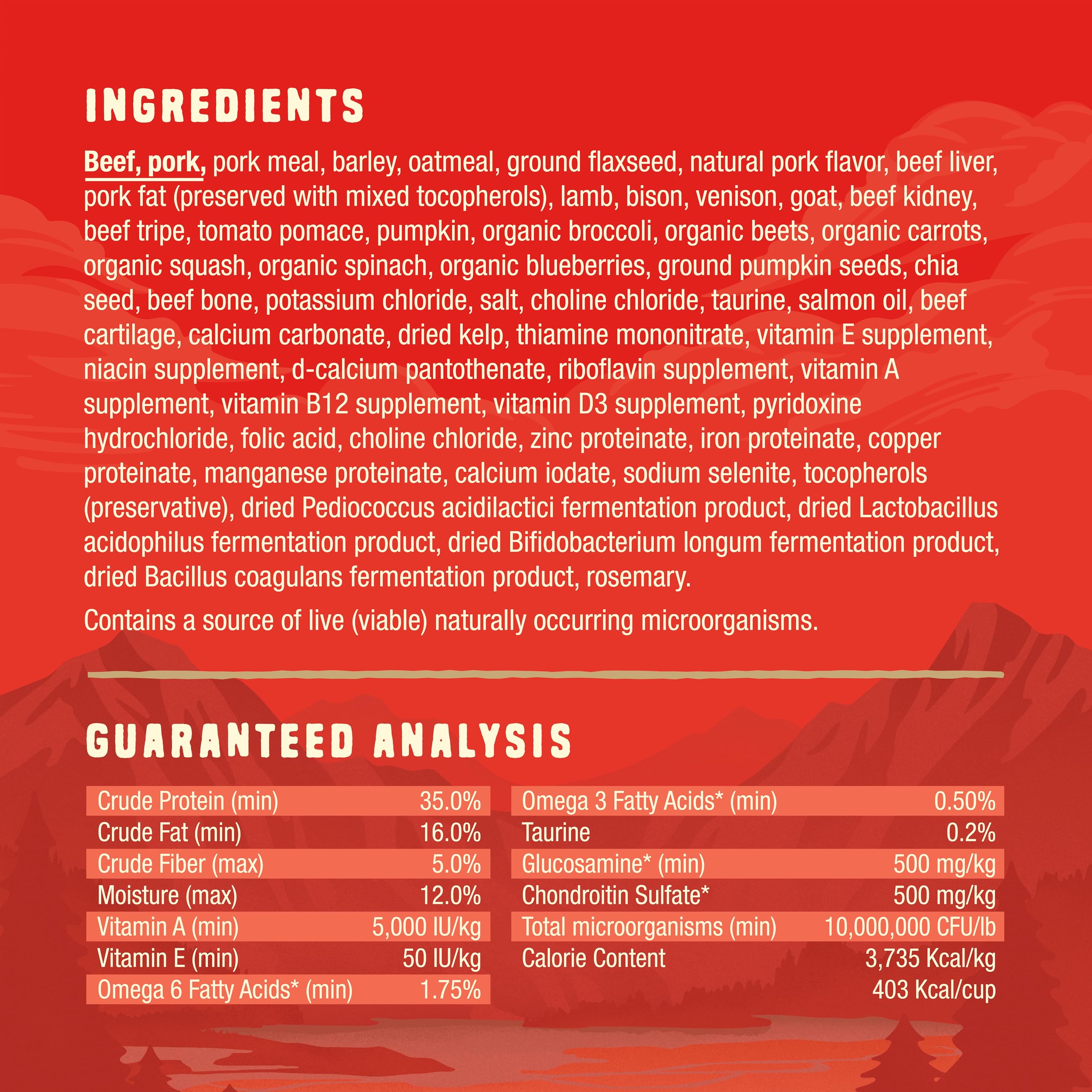 Stella & Chewys Wild Red Dry Dog Food Raw Coated High Protein Wholesome Grains Red Meat Recipe, 3.5 lb. Bag