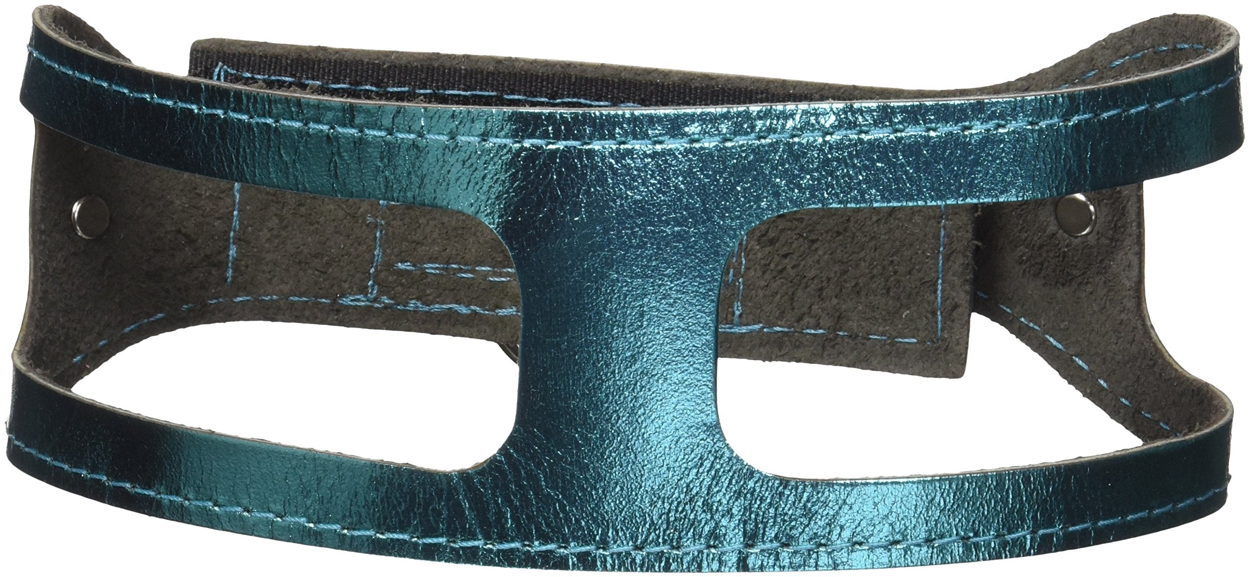 Chokefree Pet Shoulder Collar, 16'', Metallic Turquoise