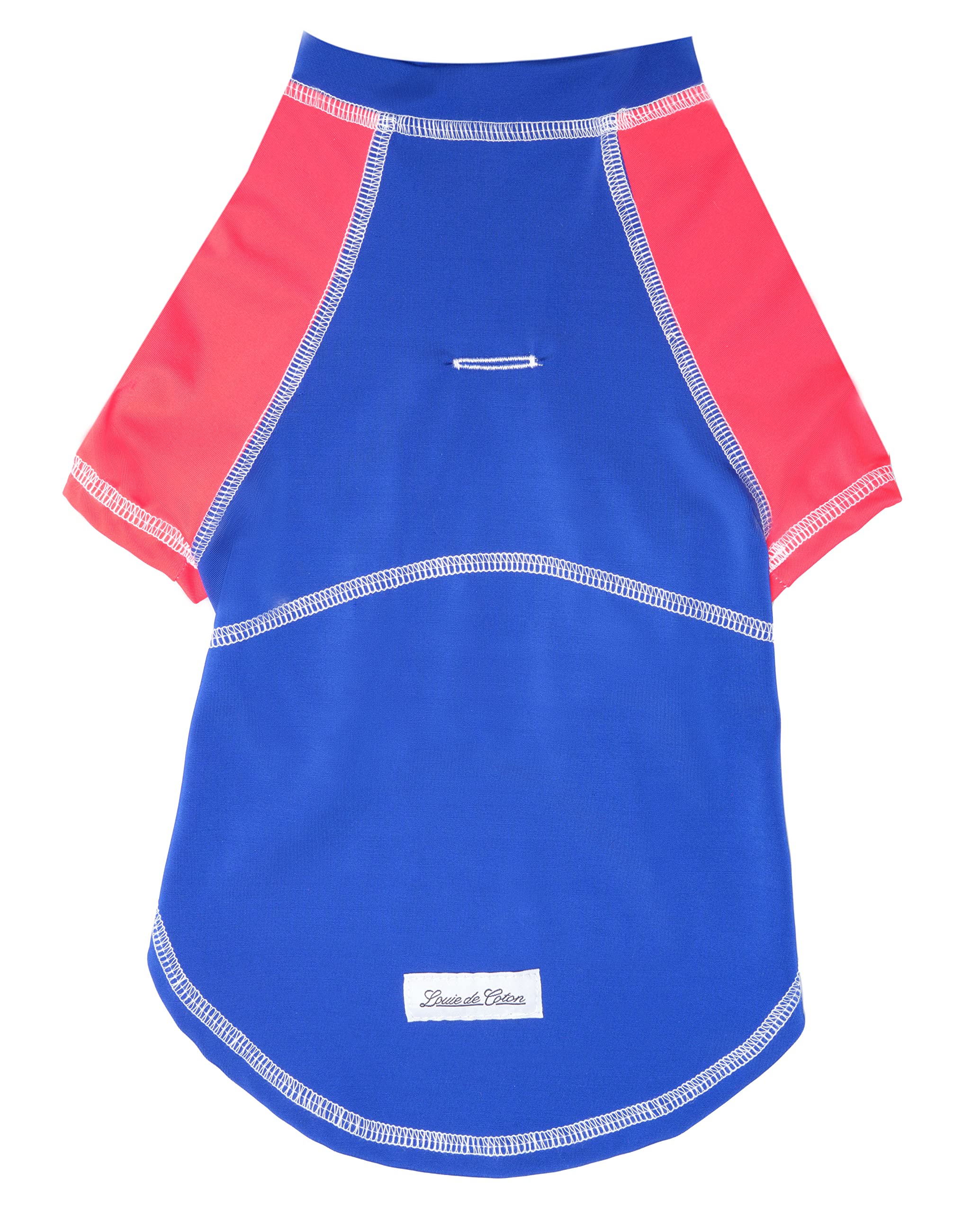 Louie de Coton Sun Shirt for Dogs & Cats | Size: L | UV Protection Cooling T-Shirt for Pets | UPF50+ Max Protection from Sunburn