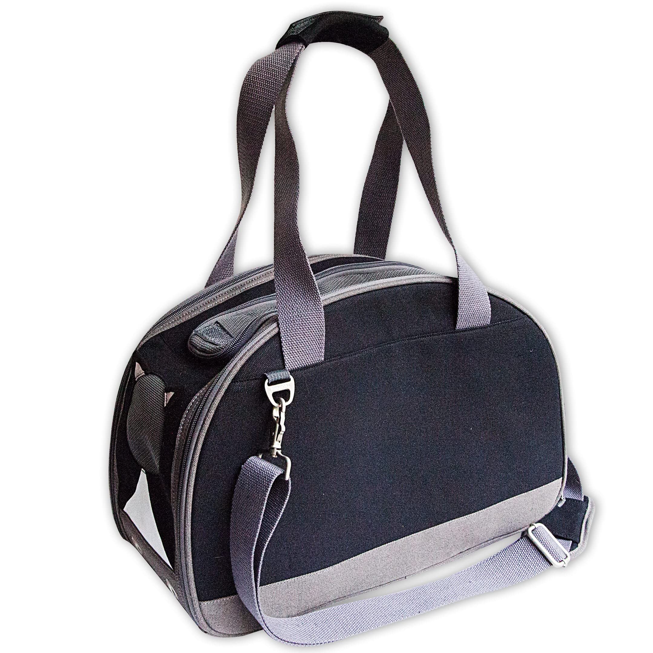 Touchcat 'Tote-Tails' Designer Airline Approved Folding Travel Cat Carrier - Airline Pet Carrier with Designer Tail and Trims