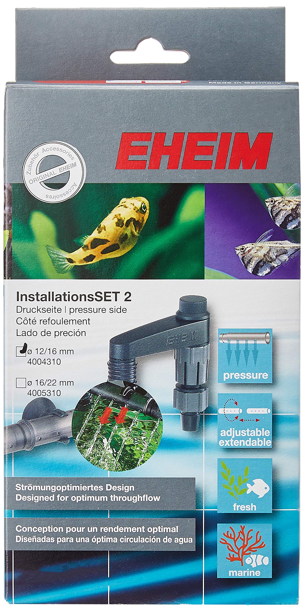 Eheim AEH4004310 Spray Bar Set 494 Canister Filters Parts for Aquarium Black 494 1/2 ID