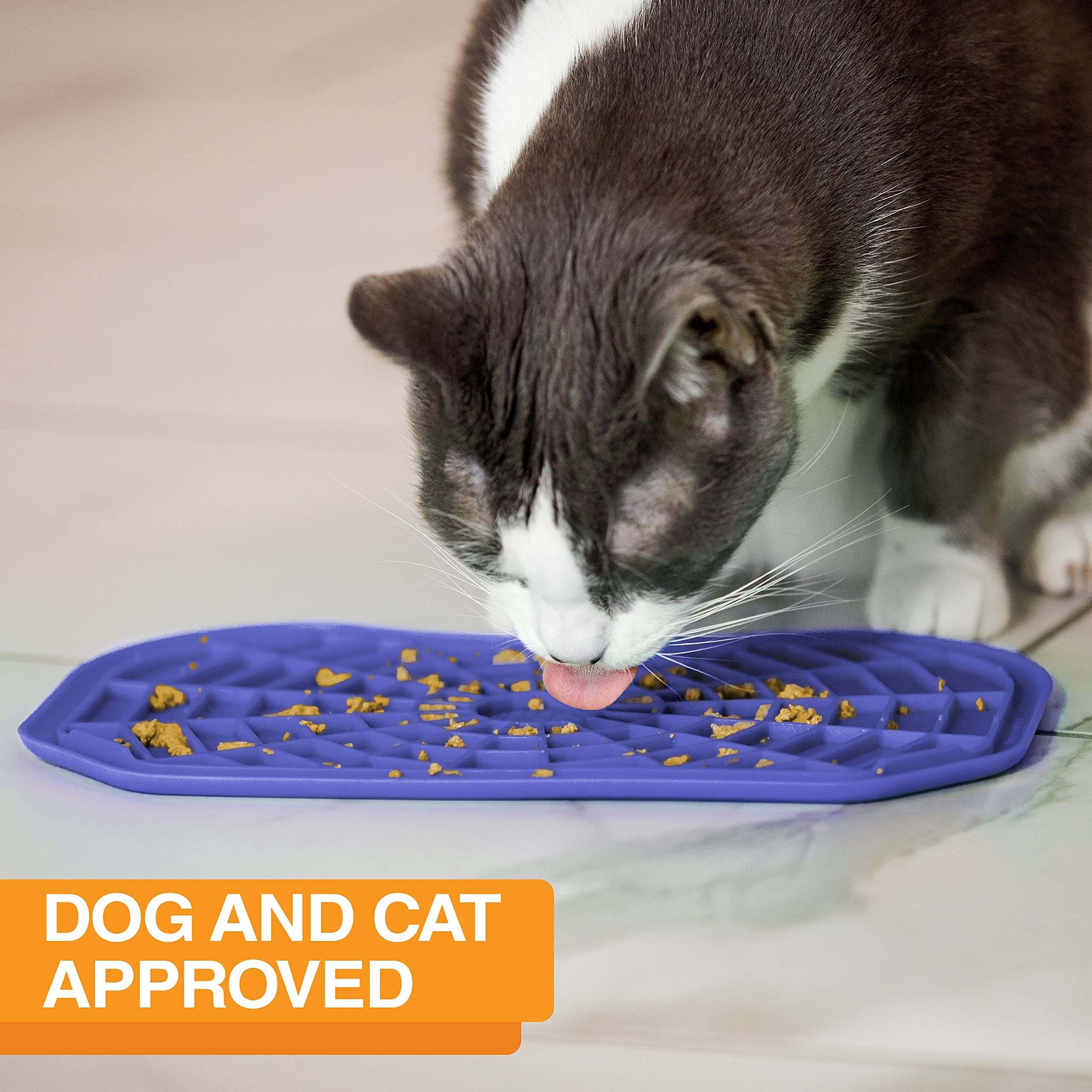 Neater Pets - Neat-Lik - Slow Feeding Pad for Dogs & cats - Puzzle Toys Provide Boredom & Anxiety Relief - Fill Licking Pad with