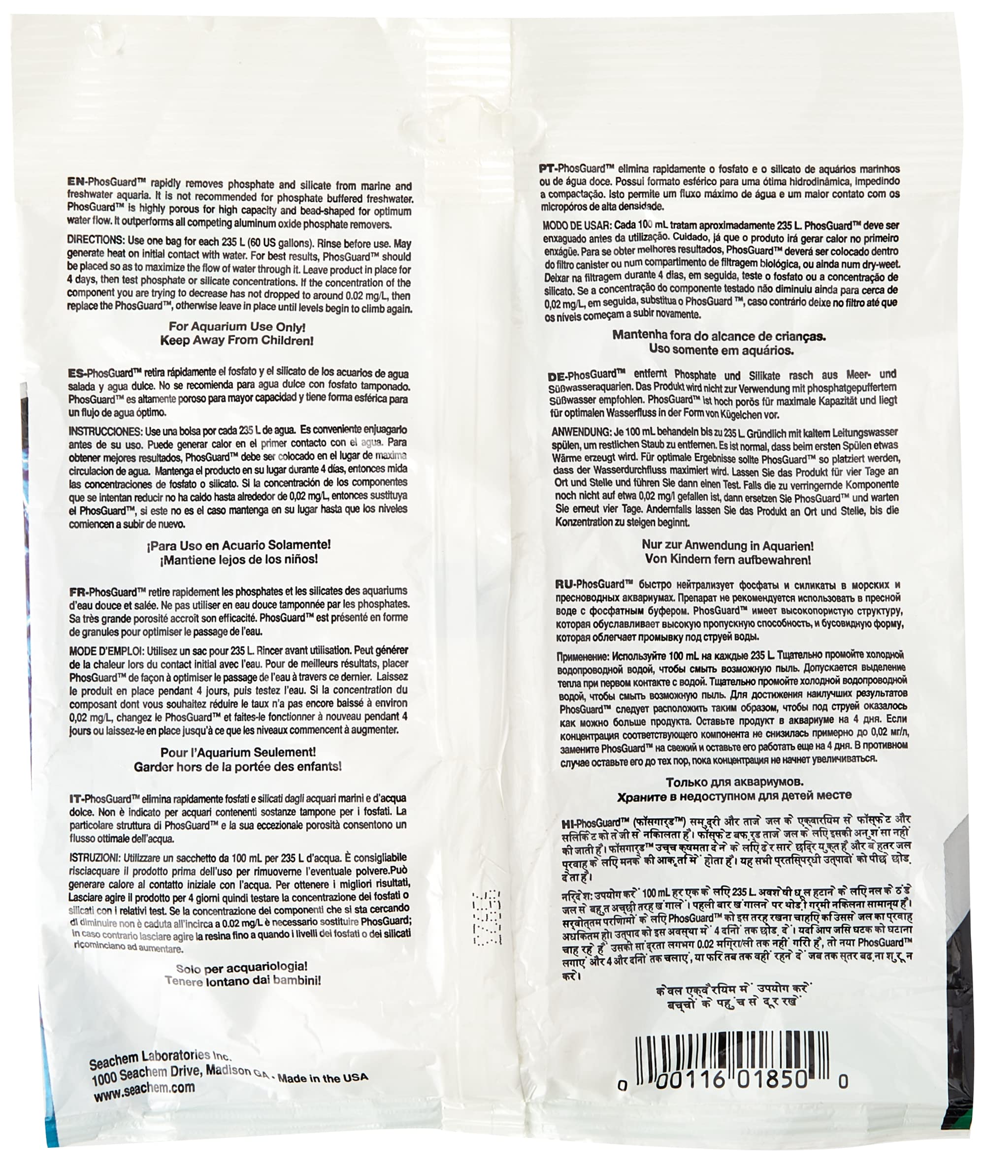 Seachem PhosGuard, 100 mL bagged - 67101850