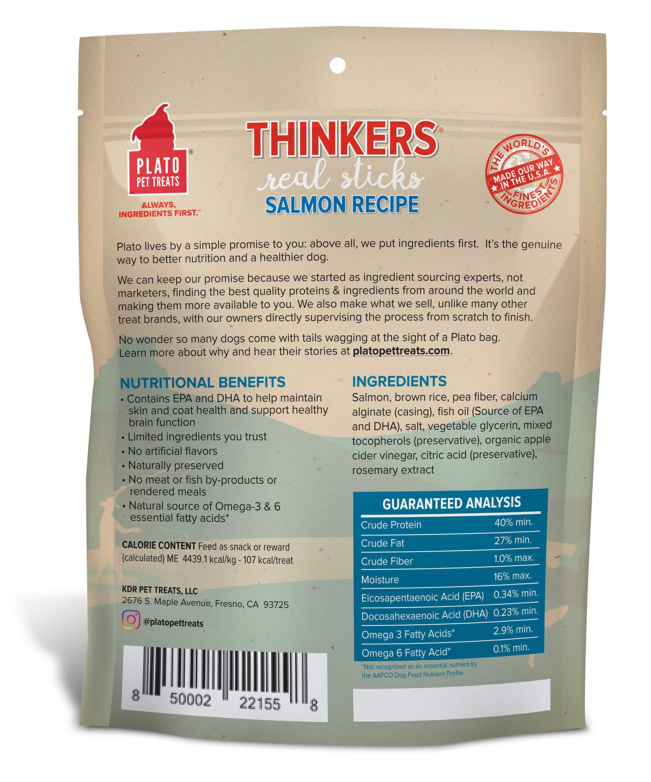 Plato Thinkers Salmon 18oz