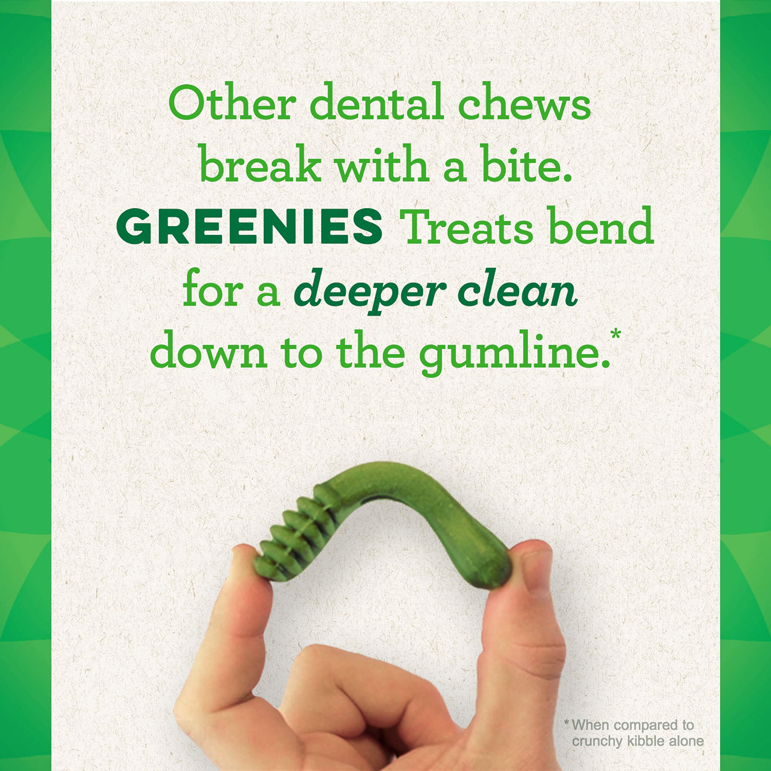 GREENIES Dental Chews Petite Treats for Dogs - TREAT-PAK Package 27 oz. 45 Treats