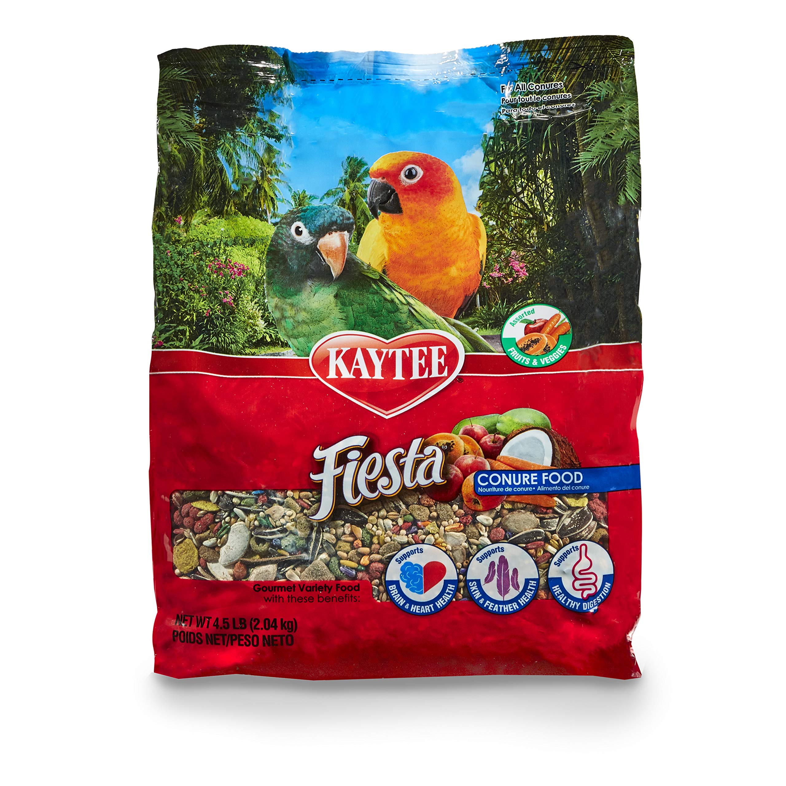Kaytee Fiesta Pet Conure Food, 4.5 lb