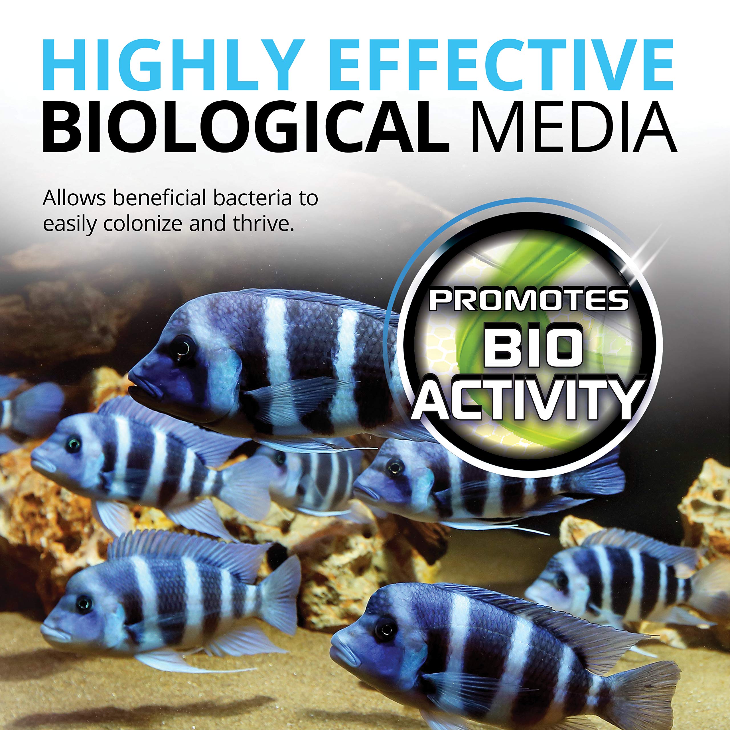 Fluval BioMax Biological Filter Media, 500 g - Aquarium Biological Material Remover