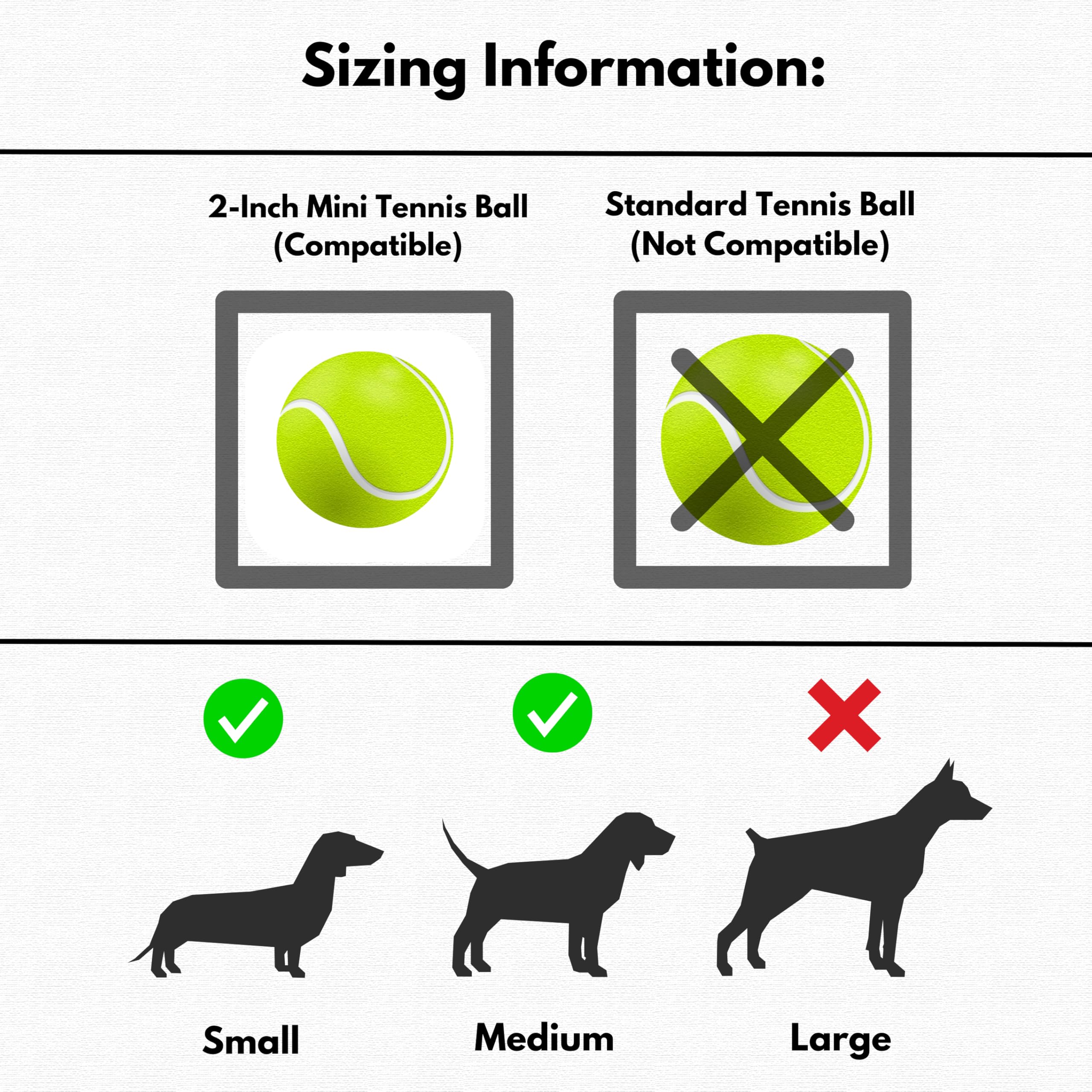 Simple Spree Goods Automatic Ball Launcher For Small, Medium Dog/Puppy With 6 Small Tennis Balls