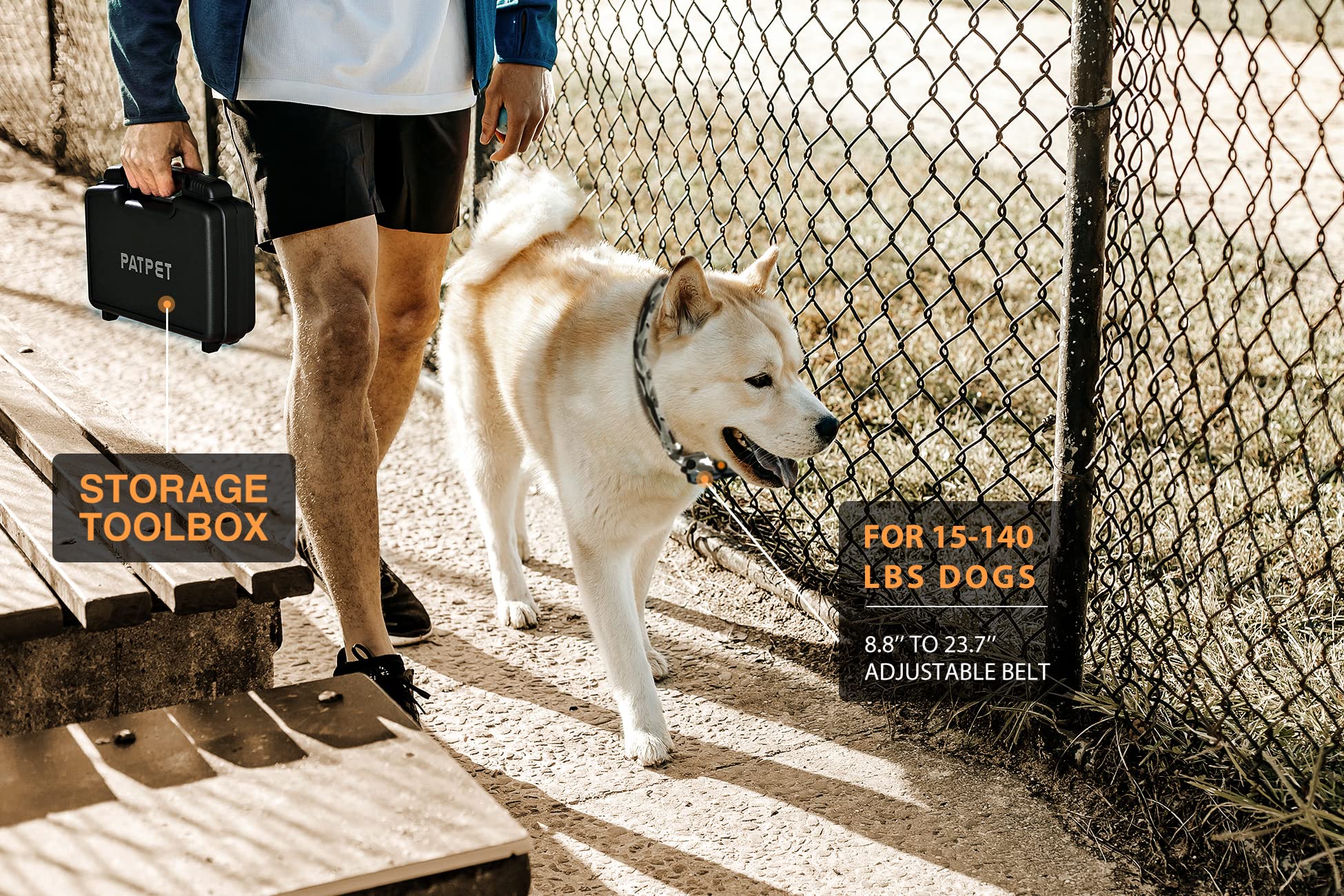 Patpet Dog Shock Collar With Remote 3/4 Mile Range Dog Training Collar Include Rechargeable Waterproof E Collar, Outdoor Trainin