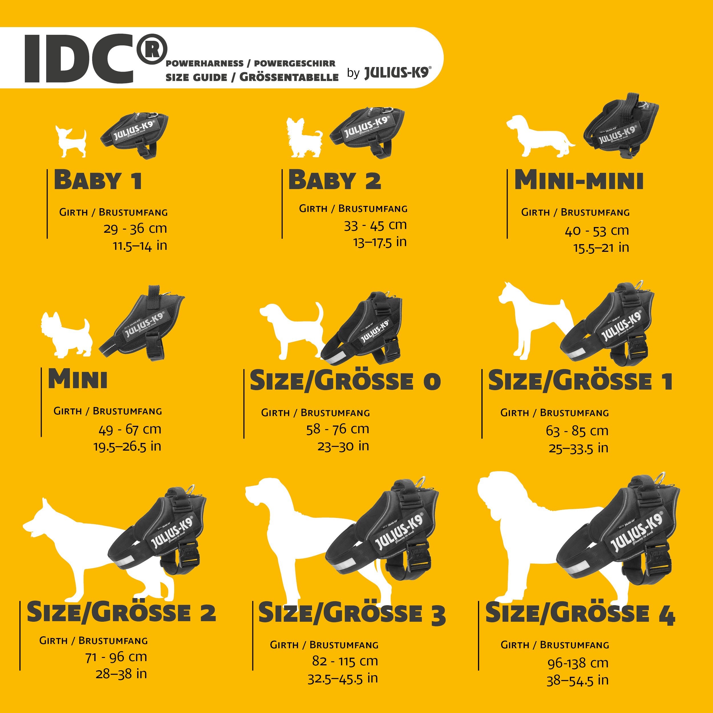 Idc Powerharness, Size: 3Xl/4, Black