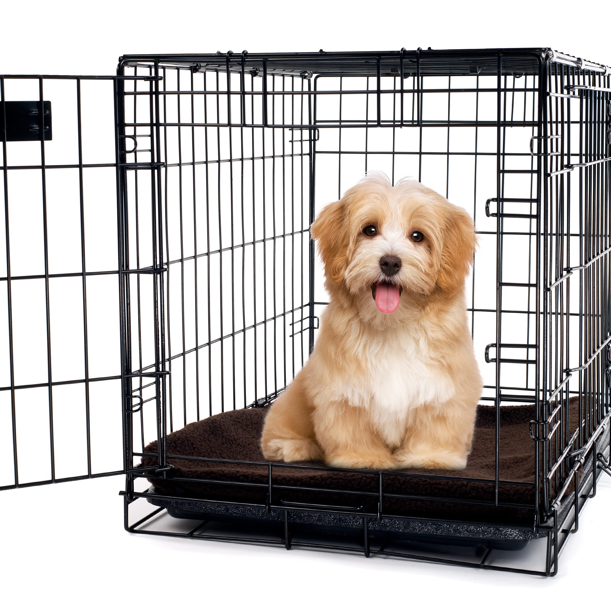 Self-Warming Cat Bed - 36X24 Thermal Pet Mat, Bed Liner, Or Self-Warming Crate Pad With Soft Sherpa Top For Dogs, Cats, Pets By Petmaker (Brown)