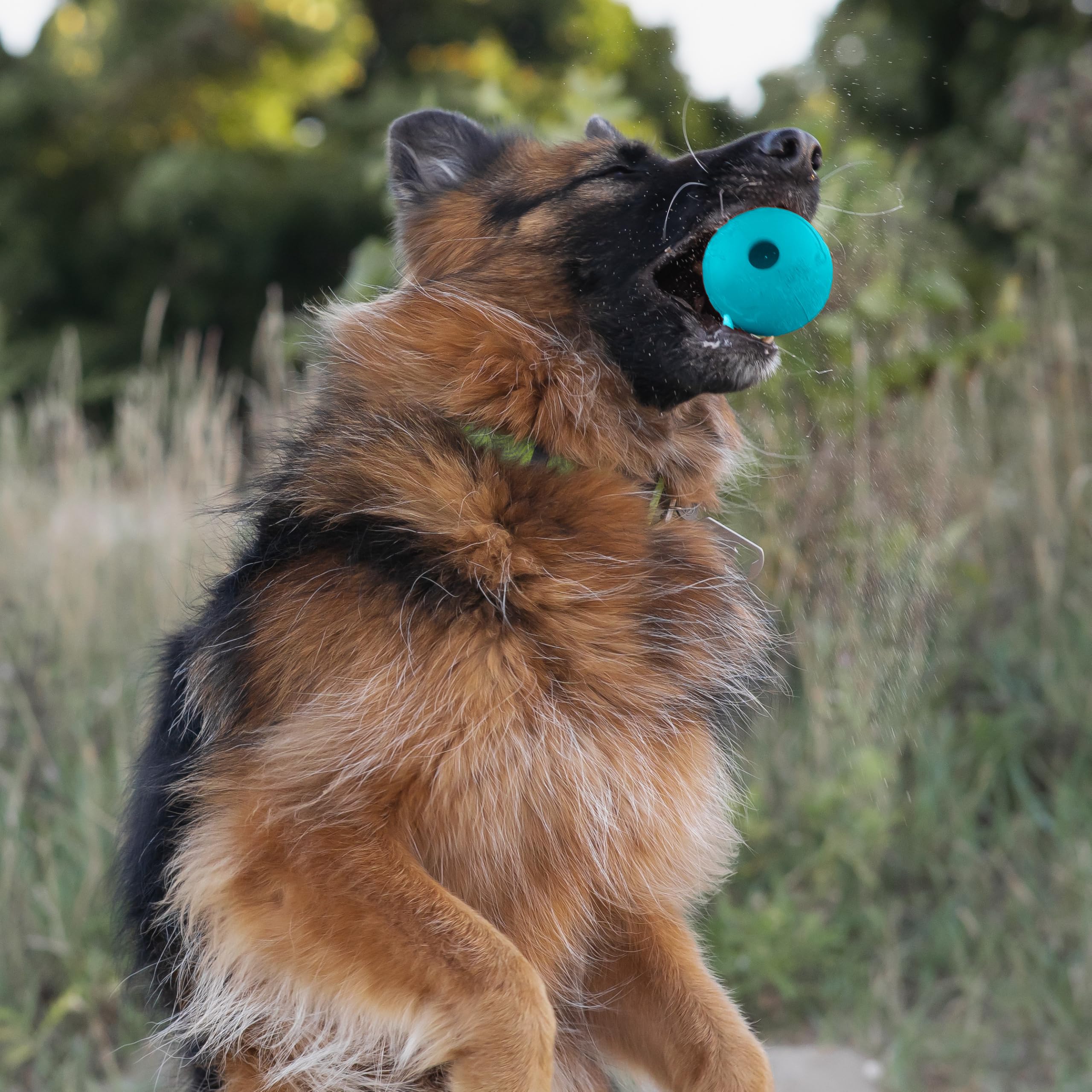 Chew King Flavored Rubber Ball Collection, 3 Inch Peanut Butter Flavor Rubber Balls 2-Pk