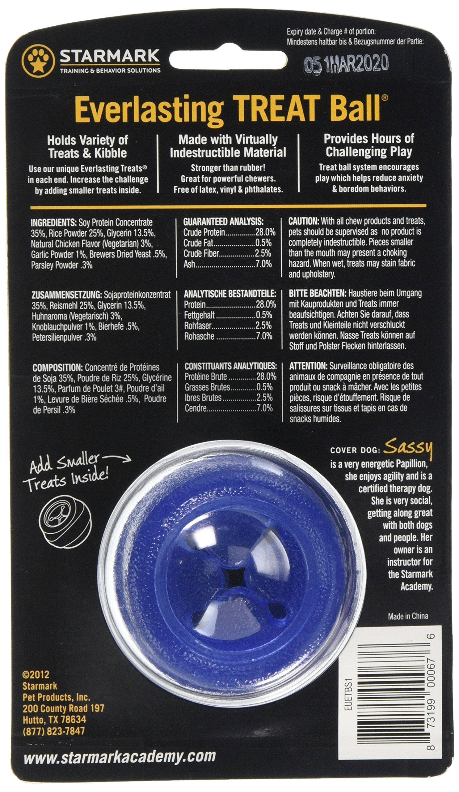 STARMARK Everlasting Treat Ball, Small
