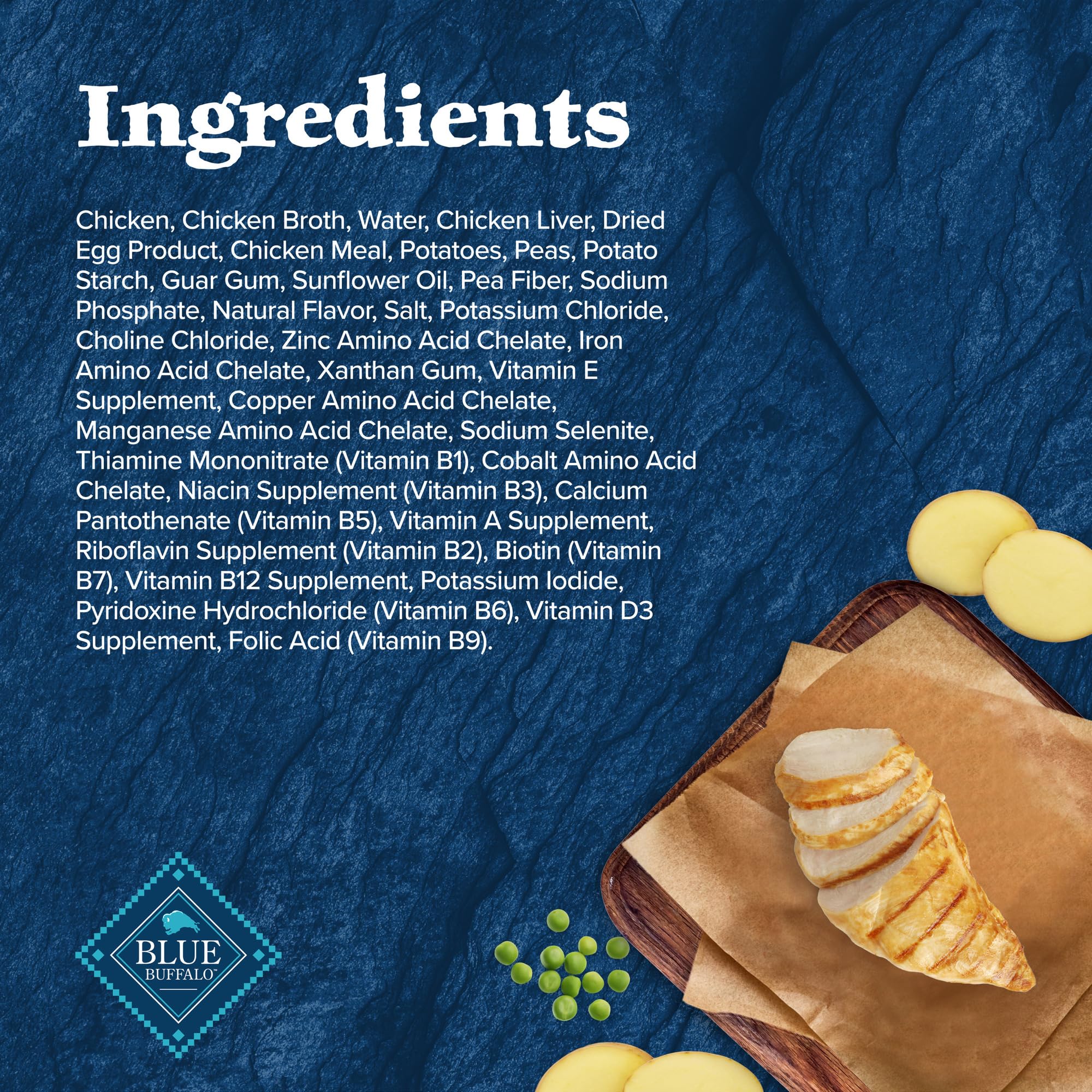 Blue Buffalo Wilderness Wolf Creek Stew High Protein, Natural Wet Food for Dogs, Hearty Chicken Stew in Gravy, 12.5-oz cans, 12