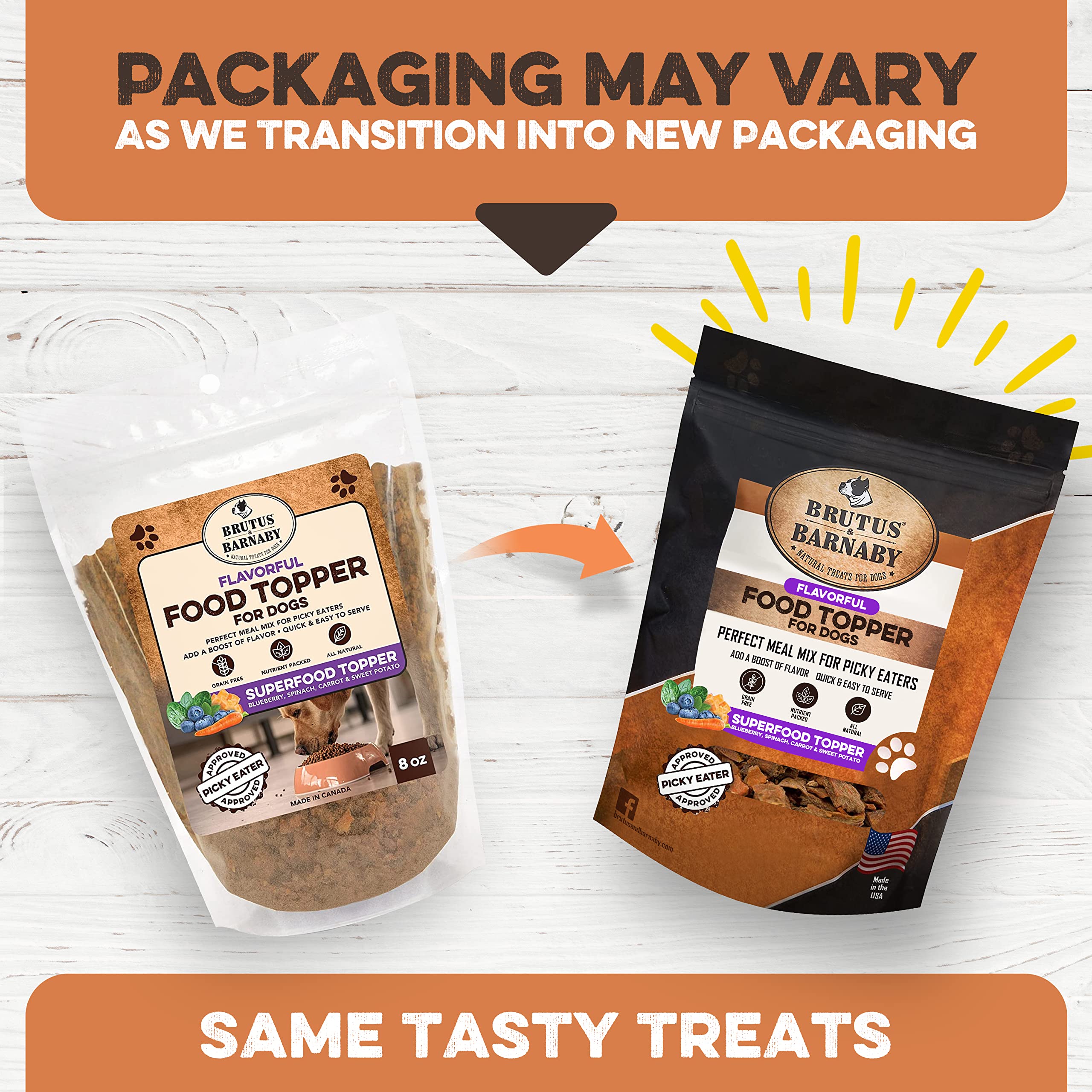 Dog Food Topper - Super Foods - Enhance Your Dogs Meal with This Healthy Vegan Flavor Packed Mix - Sprinkle On Dog Food Flavorin