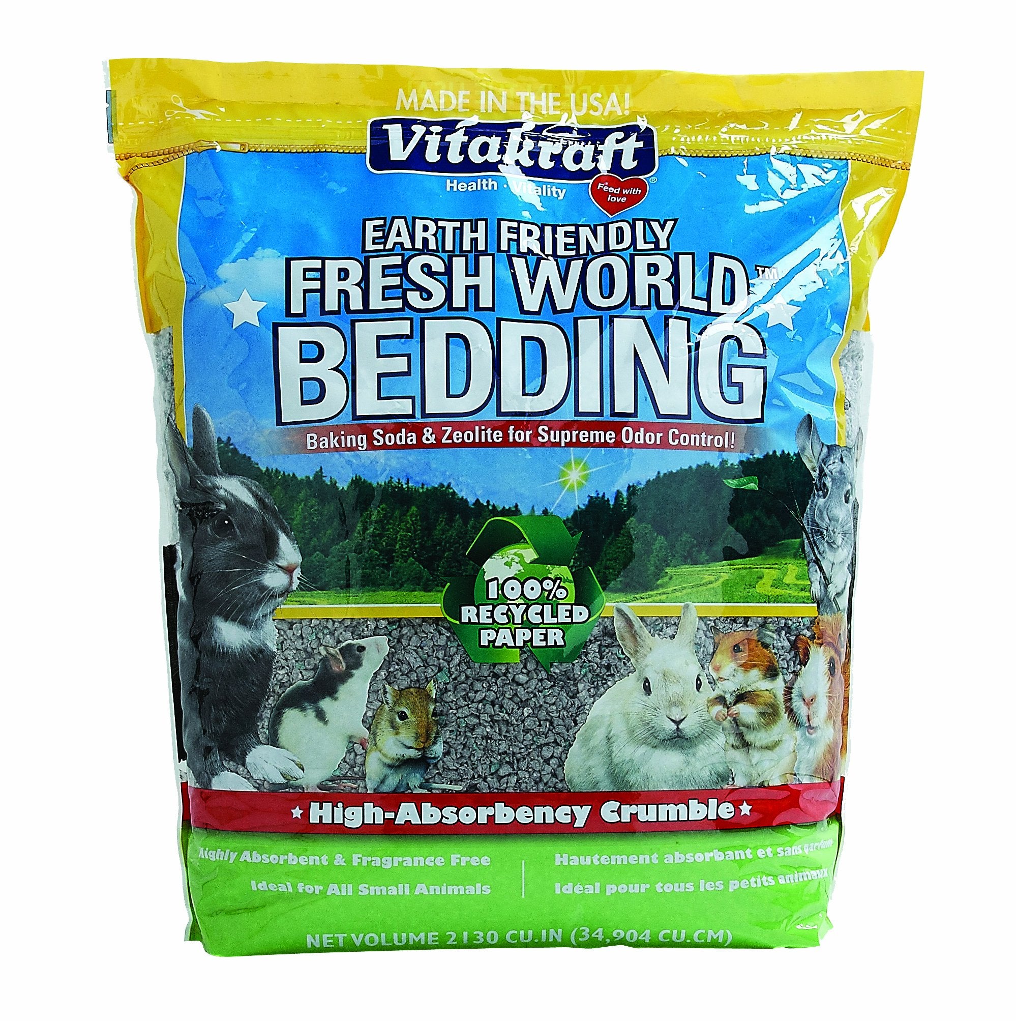 Vitakraft Fresh World Zeo, 2130 Cubic Inch