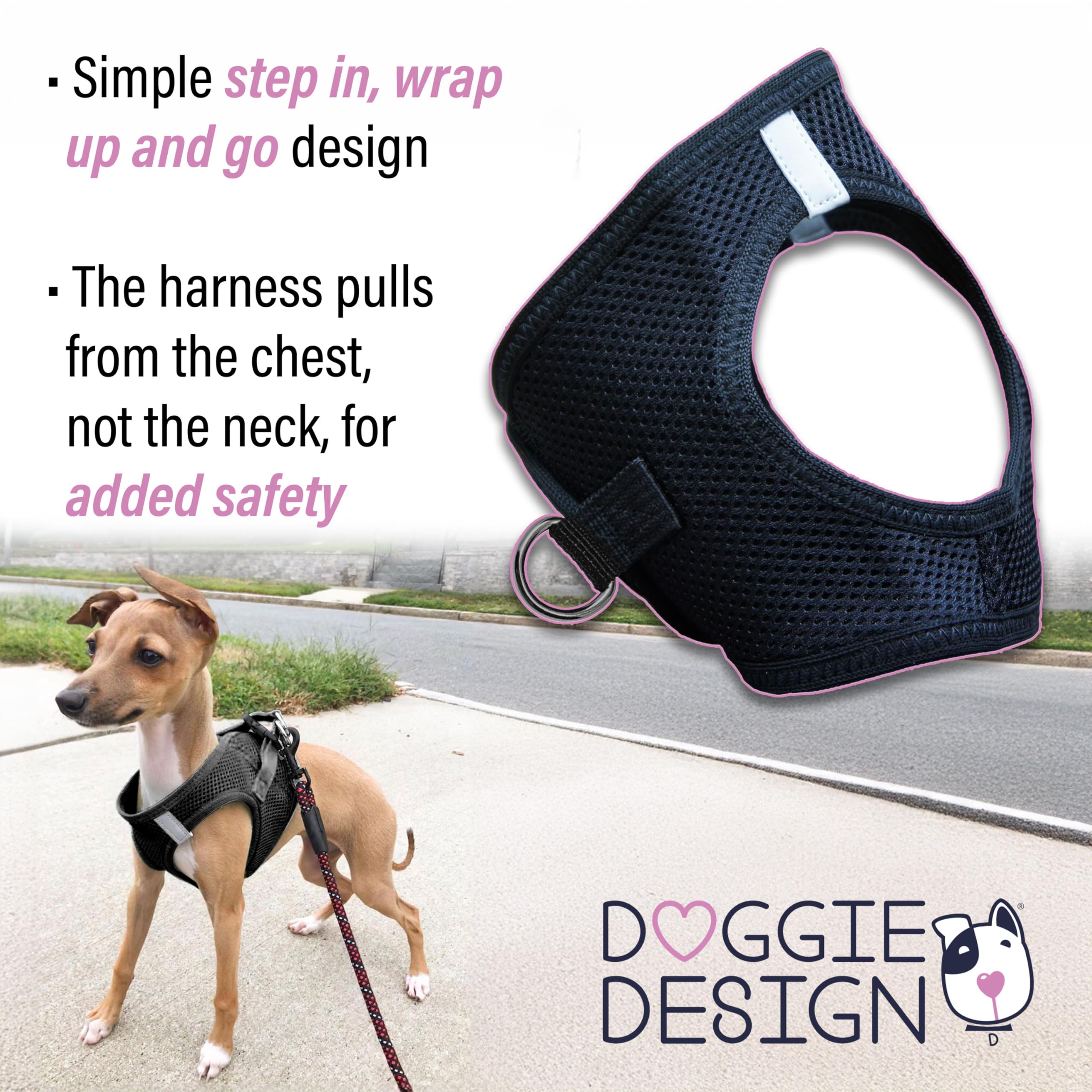 American River Ultra Choke-Free Mesh Dog Harness - Black (X-Large)