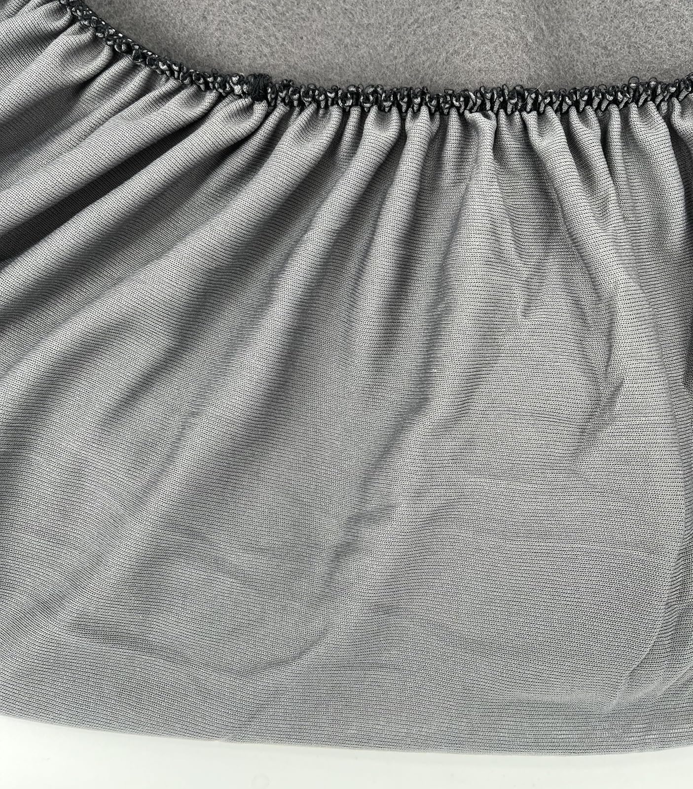 Eechicspace Grey Faux Leather Dog Bed Cover Not Waterproof Hair Resistant 20 X 15 Inch