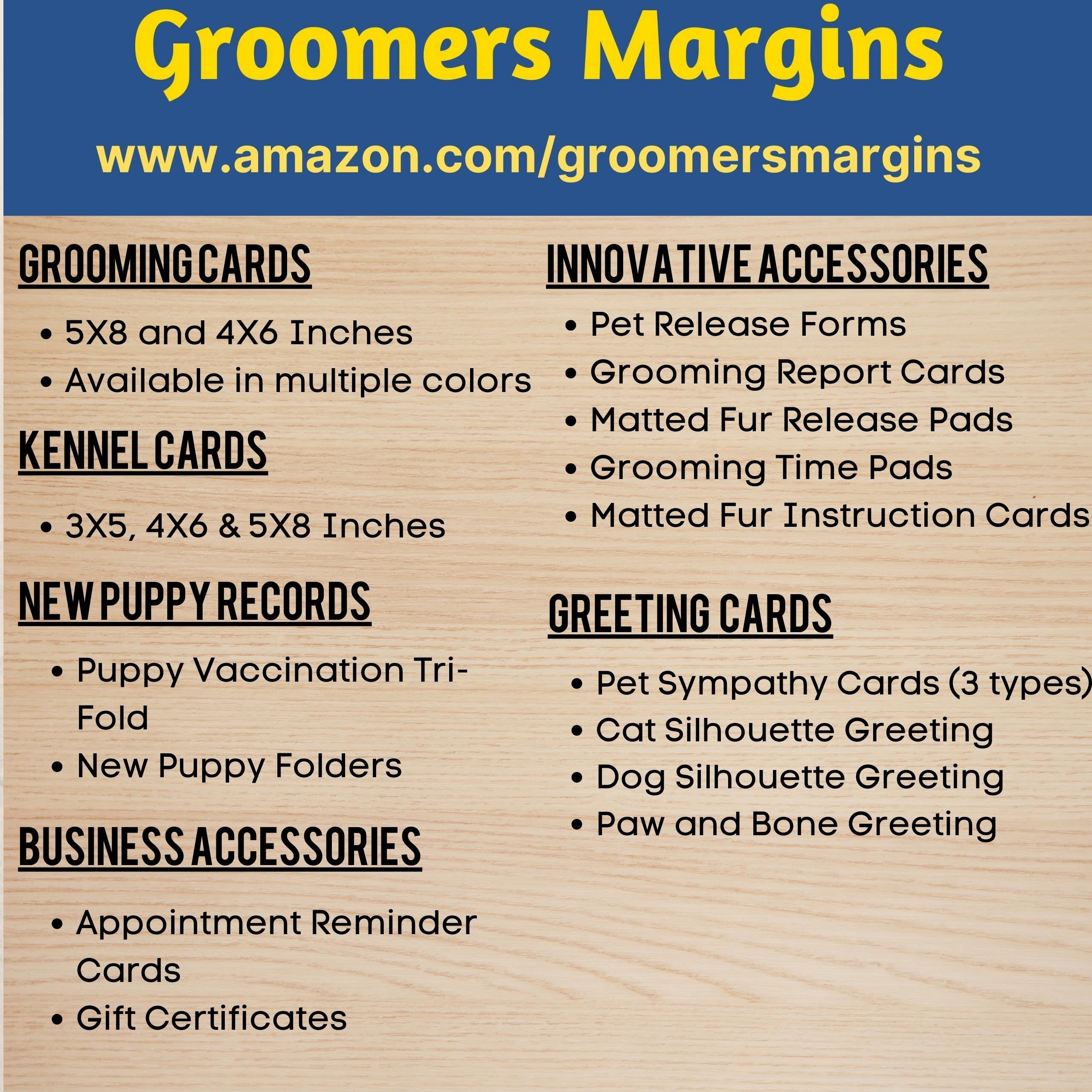 Grooming Time Pad (100 Sheets, 5.5' X 8.5') Describes Why A Dog Groom Takes 3 To 4 Hours Or More