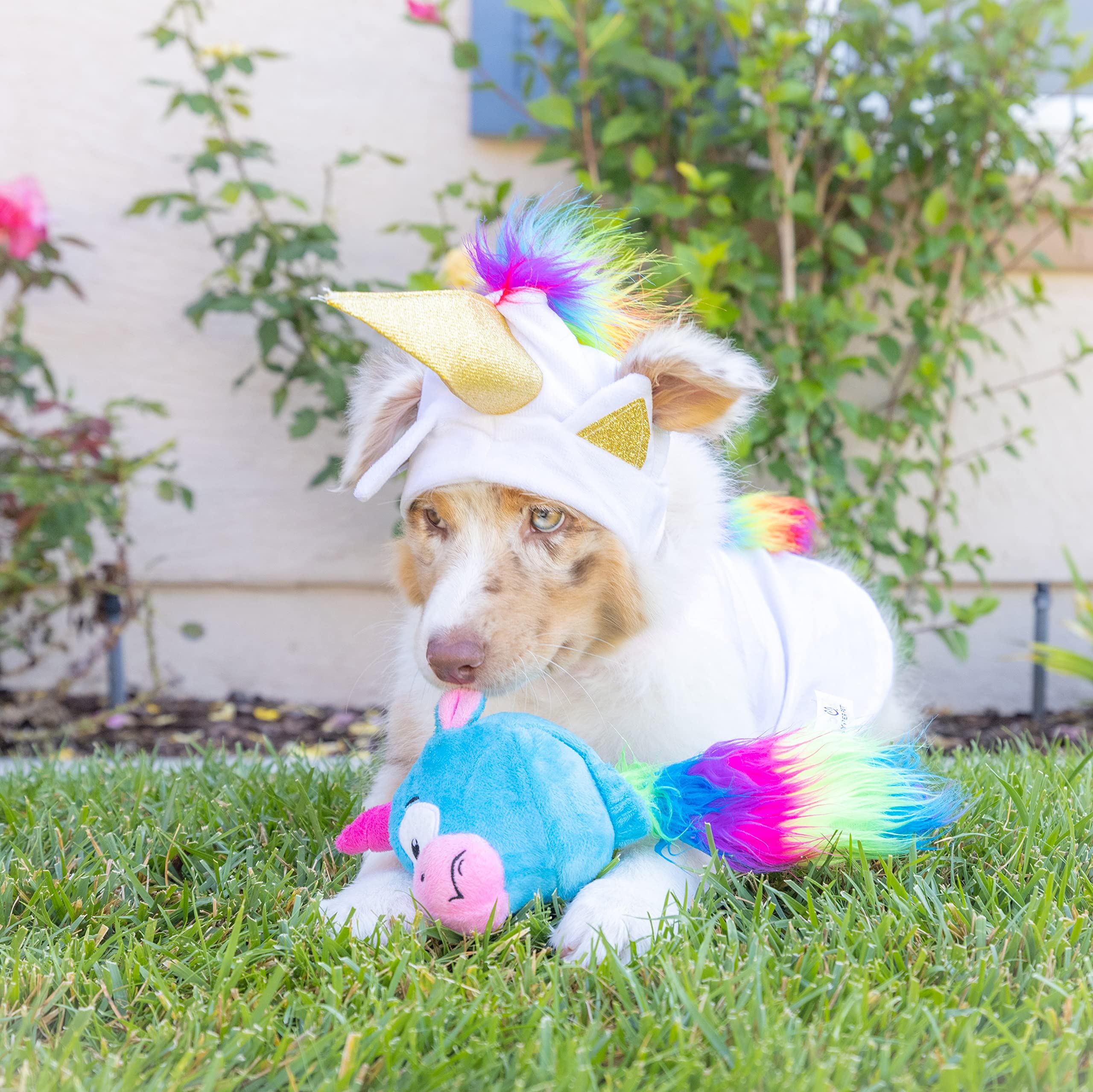 Hyper Pet Doggie Pal Unicorn Plush Toy - Interactive, Wiggles, Vibrates & Barks, Full Unit, Perfect for Boredom & Stimulating Play