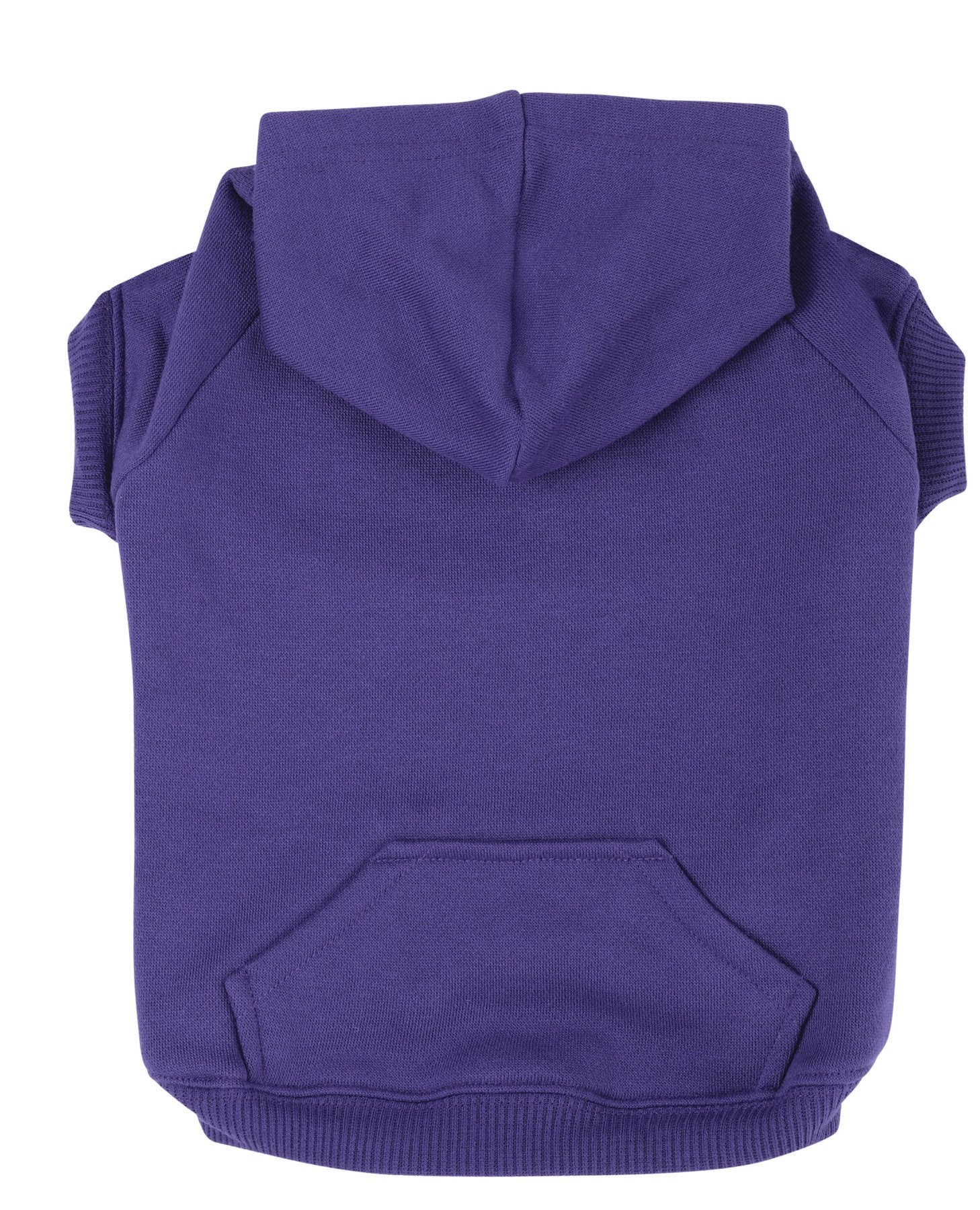 Zack & Zoey Basic Hoodie For Dogs, 12' Small, Ultra Violet