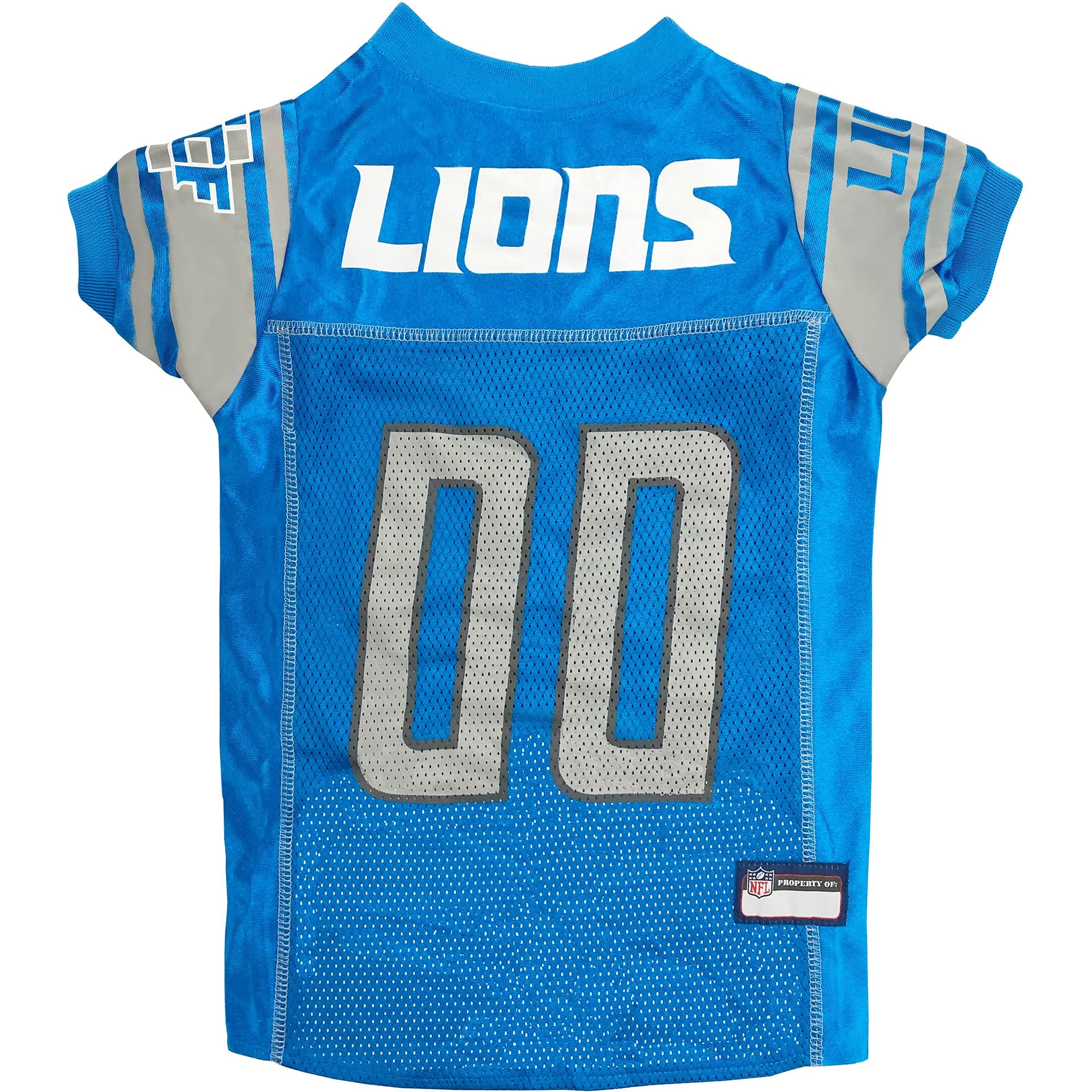 Detroit Lions Mesh Pet Jersey