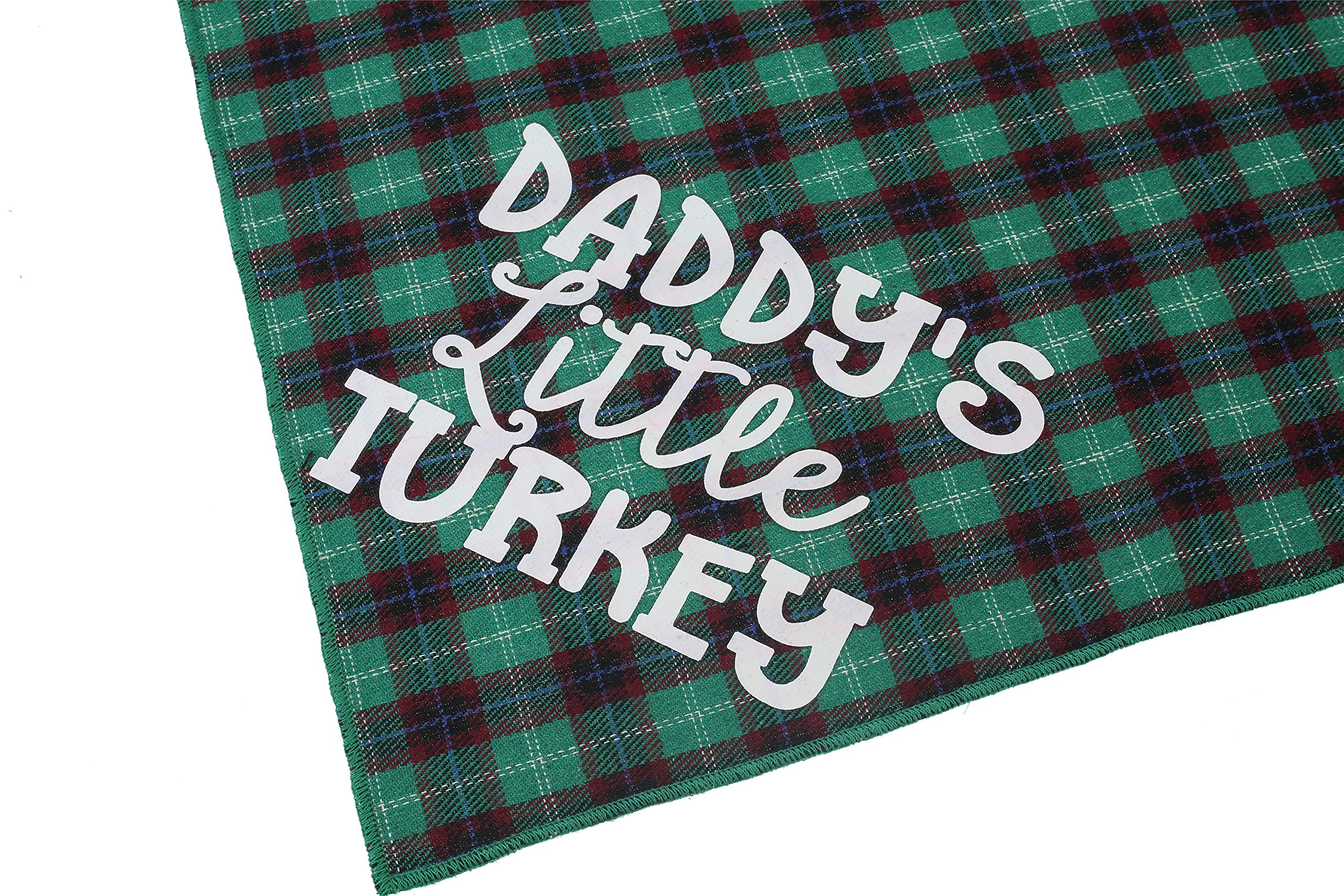 Thanksgiving Dog Plaid Bandana Pack Of 2