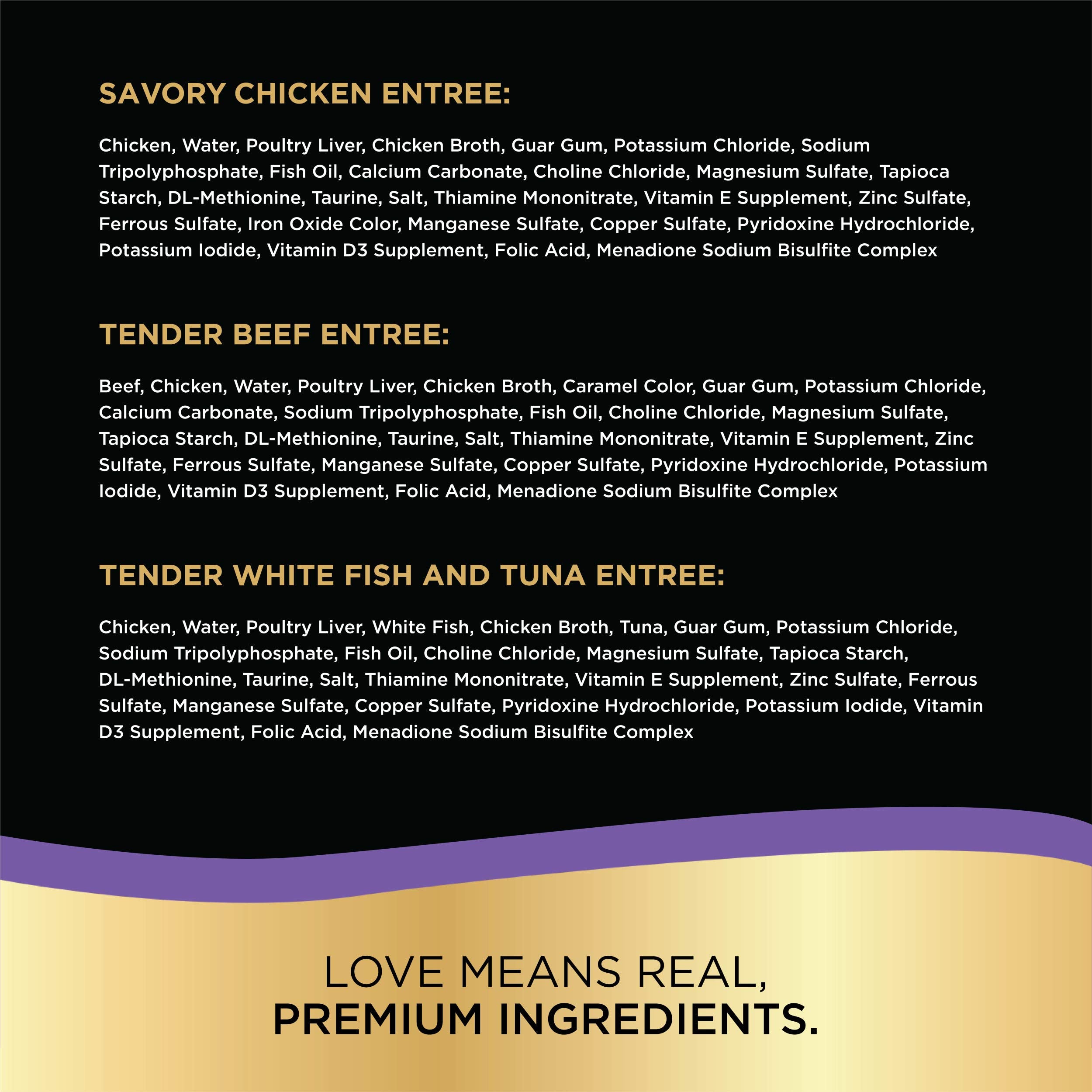 Sheba Perfect Portions Wet Cat Food Pate Savory Chicken Entree, Tender Beef Entree, and Tender White Fish and Tuna Entree, 2.6 o