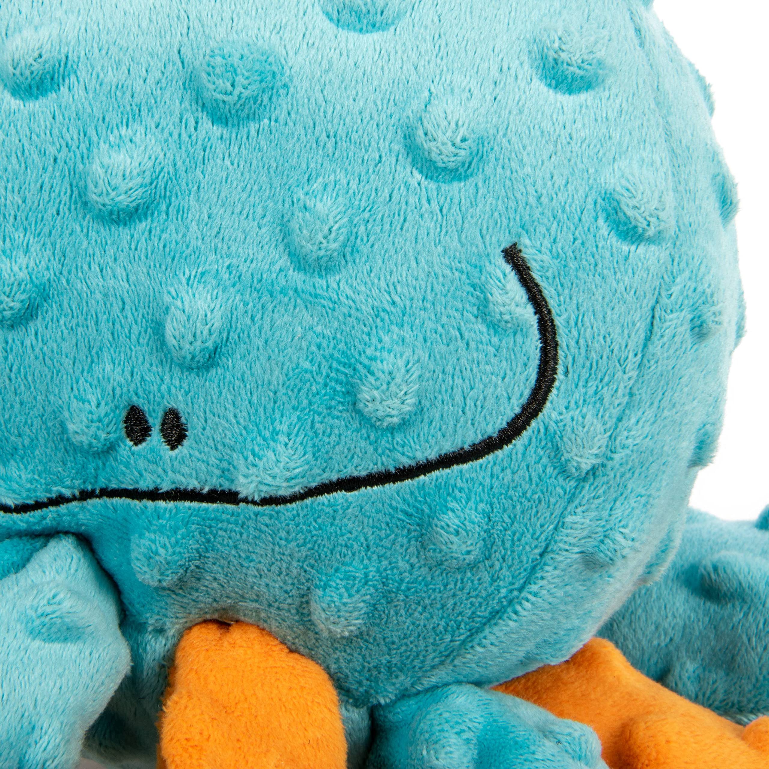 goDog Crazy Tugs Octopus Plush Tug Dog Toy, Large, Multi Color, Chew Guard Technology, Model 70735