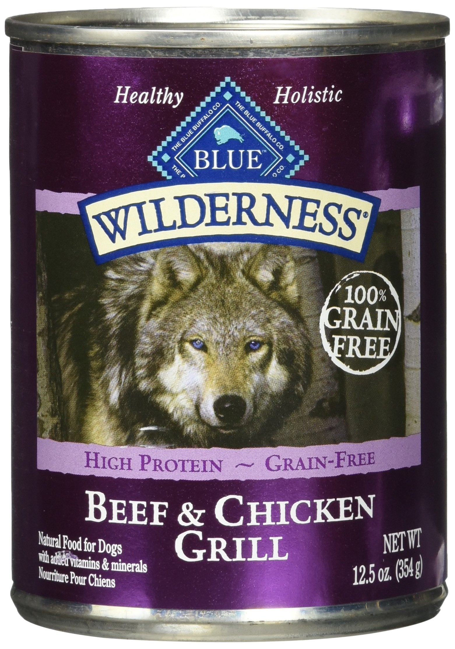 Blue Buffalo Blue Wilderness Adult Recipe  Beef & Chicken, 12.5 Oz