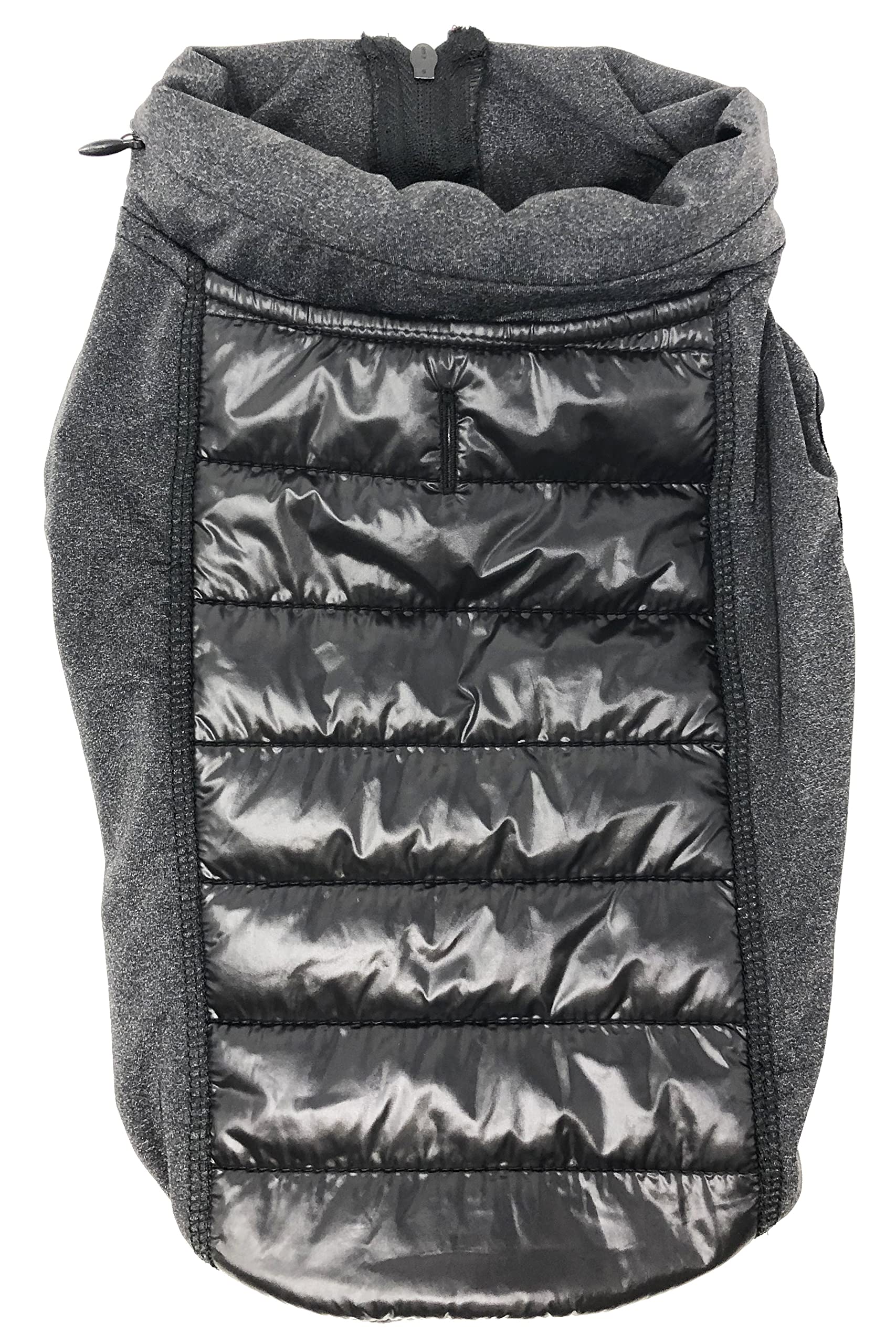 Pet Life Apex Lightweight Hybrid Stretch And Quick-Dry Dog Coat With Pop Out Hood, Xs, Black