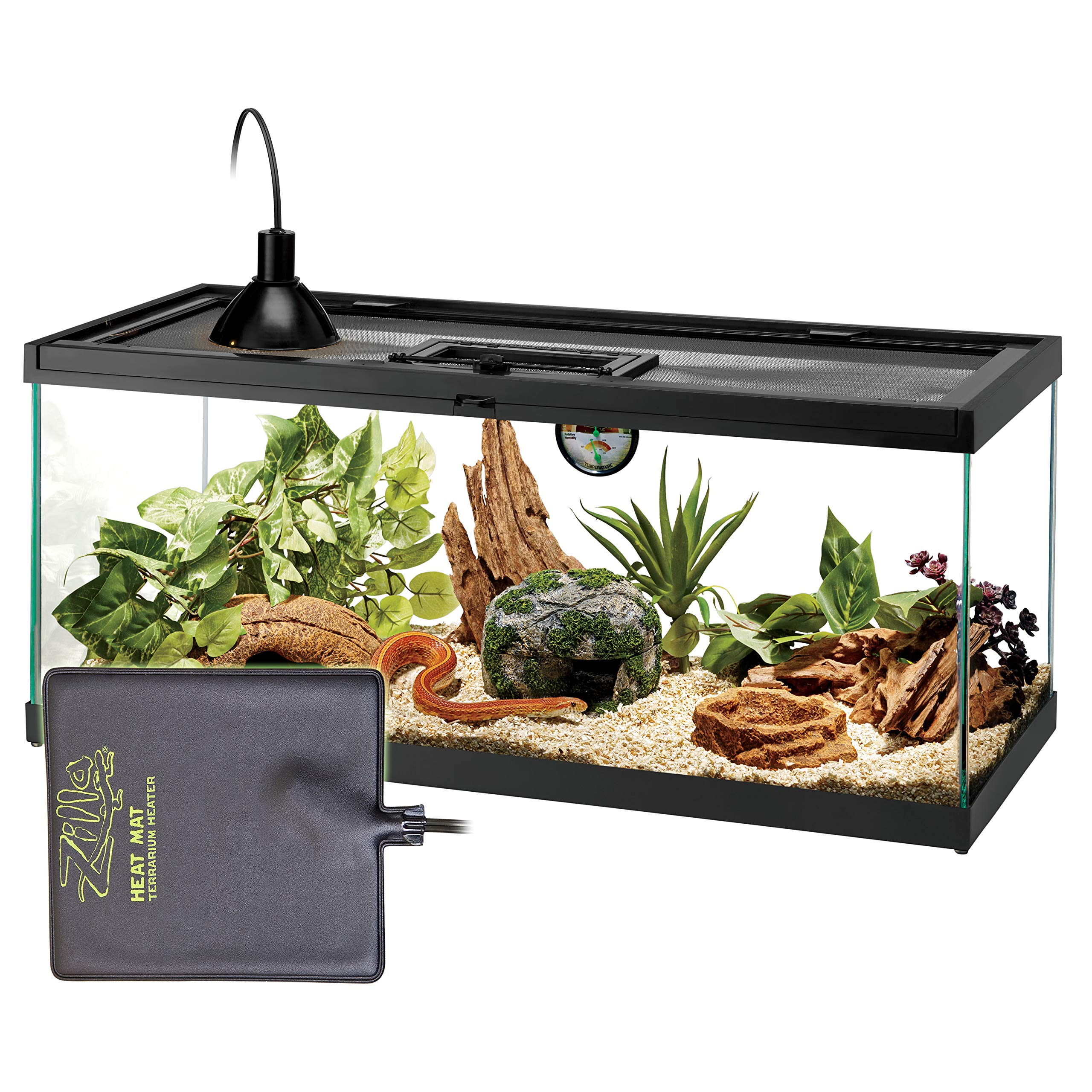 Zilla Terrarium Heat Mats Black Mini, 1-5 Gallon, 4 Watt