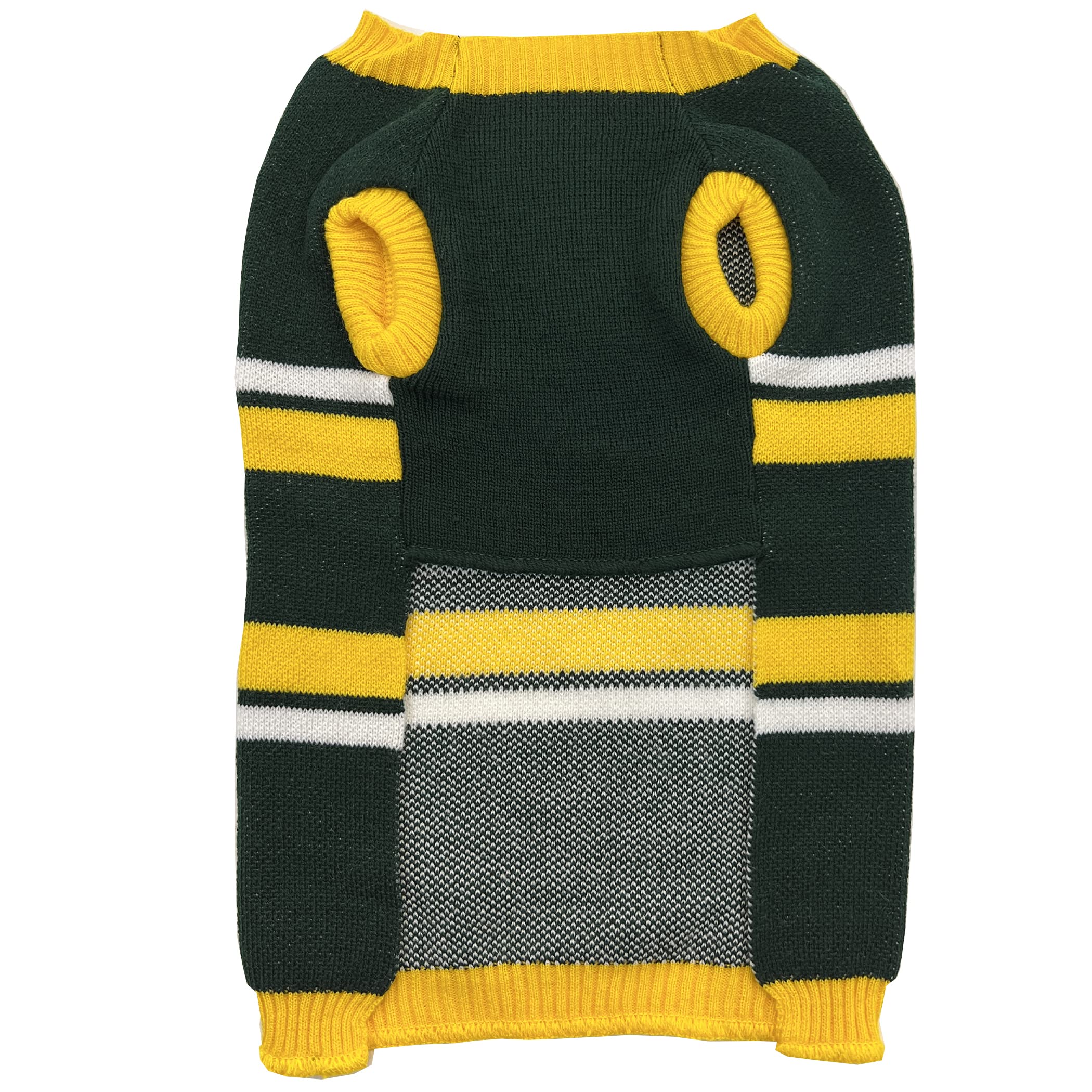 Pets First Nfl Green Bay Packers Dog Sweater, Size Small. Warm And Cozy Knit Pet Sweater With Nfl Team Logo, Best Puppy Sweater