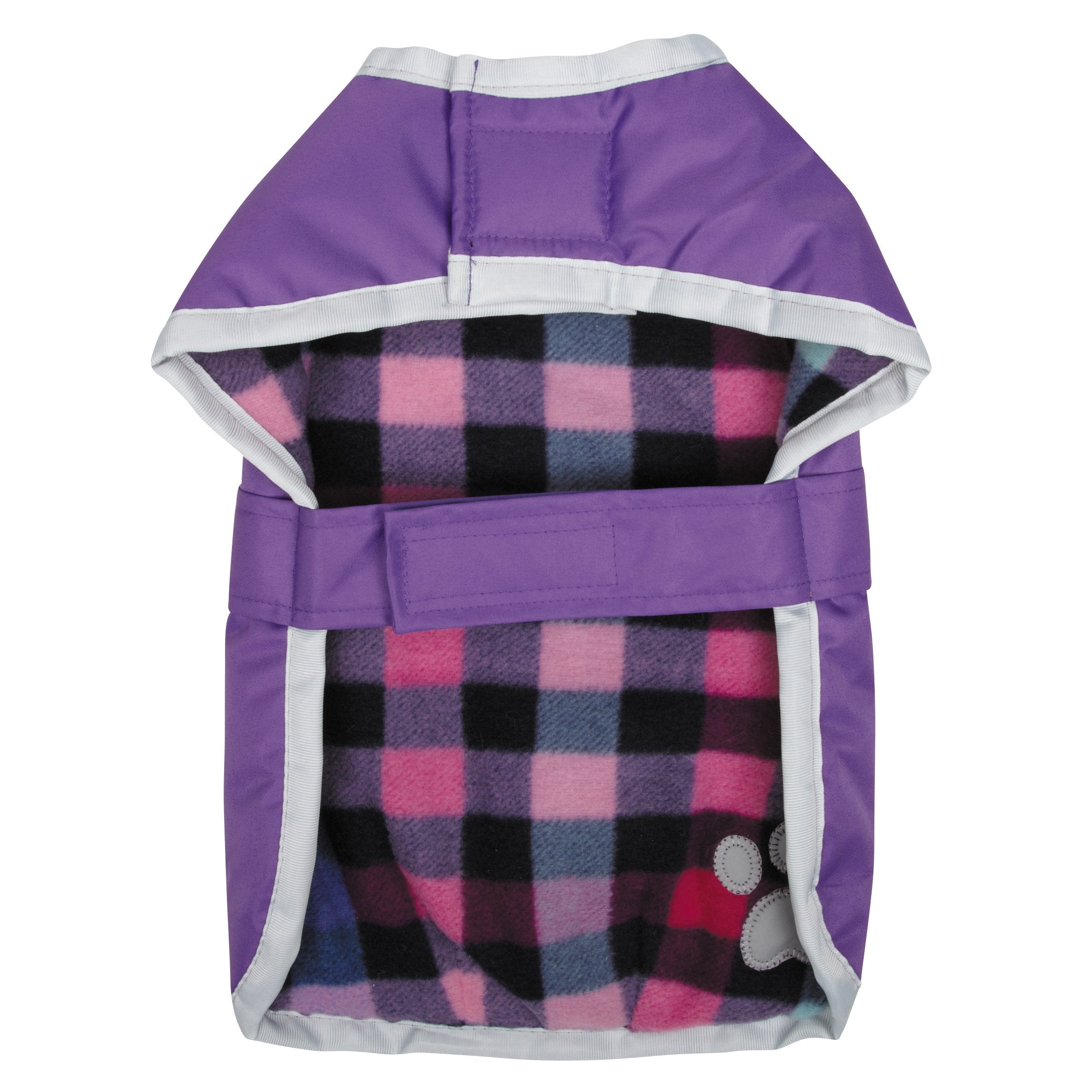 Zack & Zoey NorEaster Blanket Coat, Large, Purple