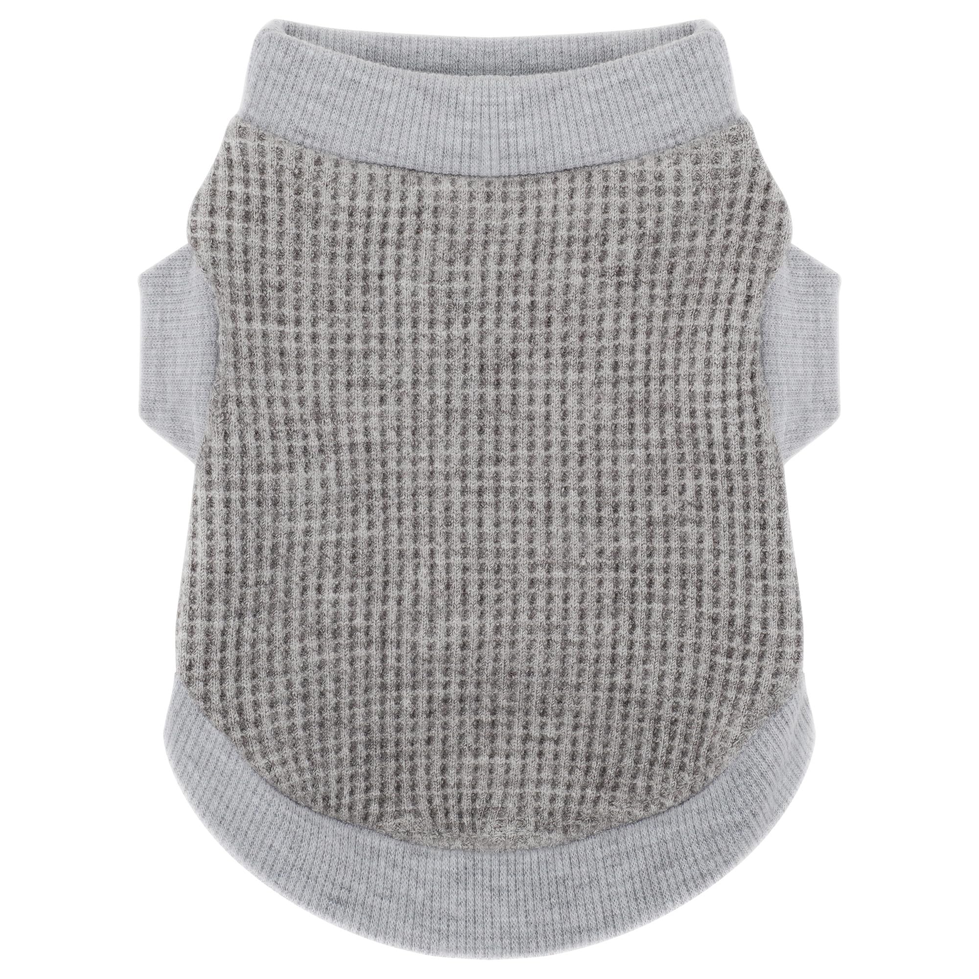 Cozy And Functional Dog Shirts For Small Puppies: Stretchable Gray Attire With Easy-On Design, Ideal For Chihuahuas And Yorkies 