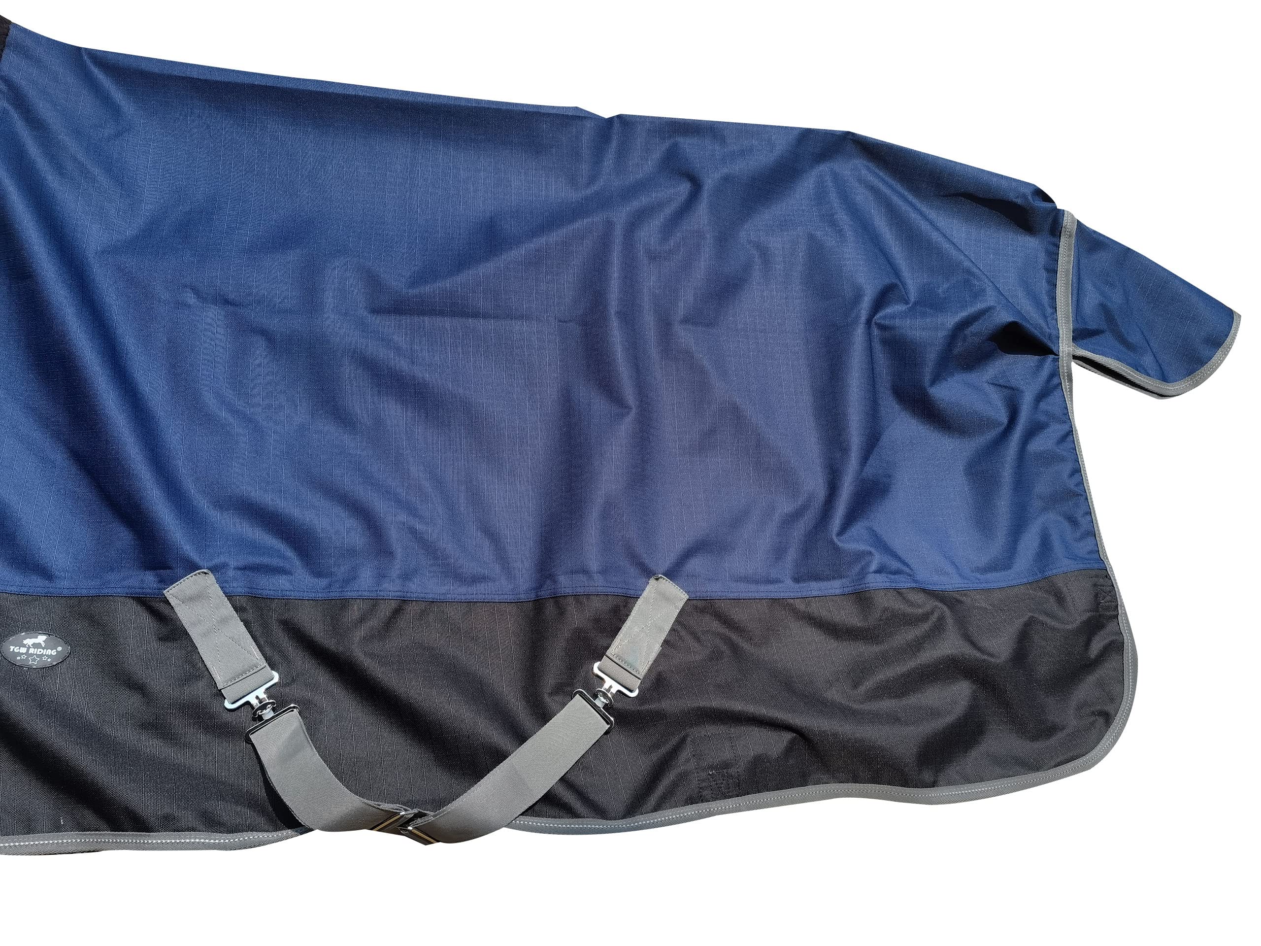1200Denier Waterproof And Breathable Horse Sheet Tgw Rding Horse Blanket (76'', Navy Blue)