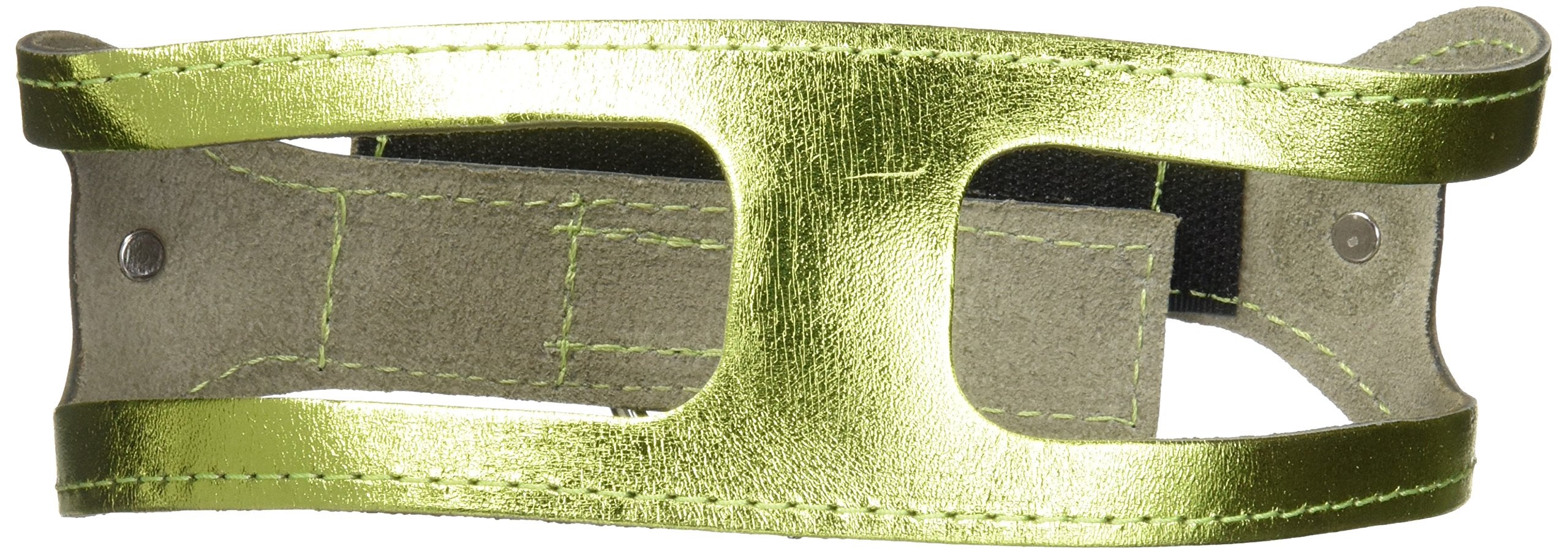 Chokefree Pet Shoulder Collar, 16', Metallic Lime Green