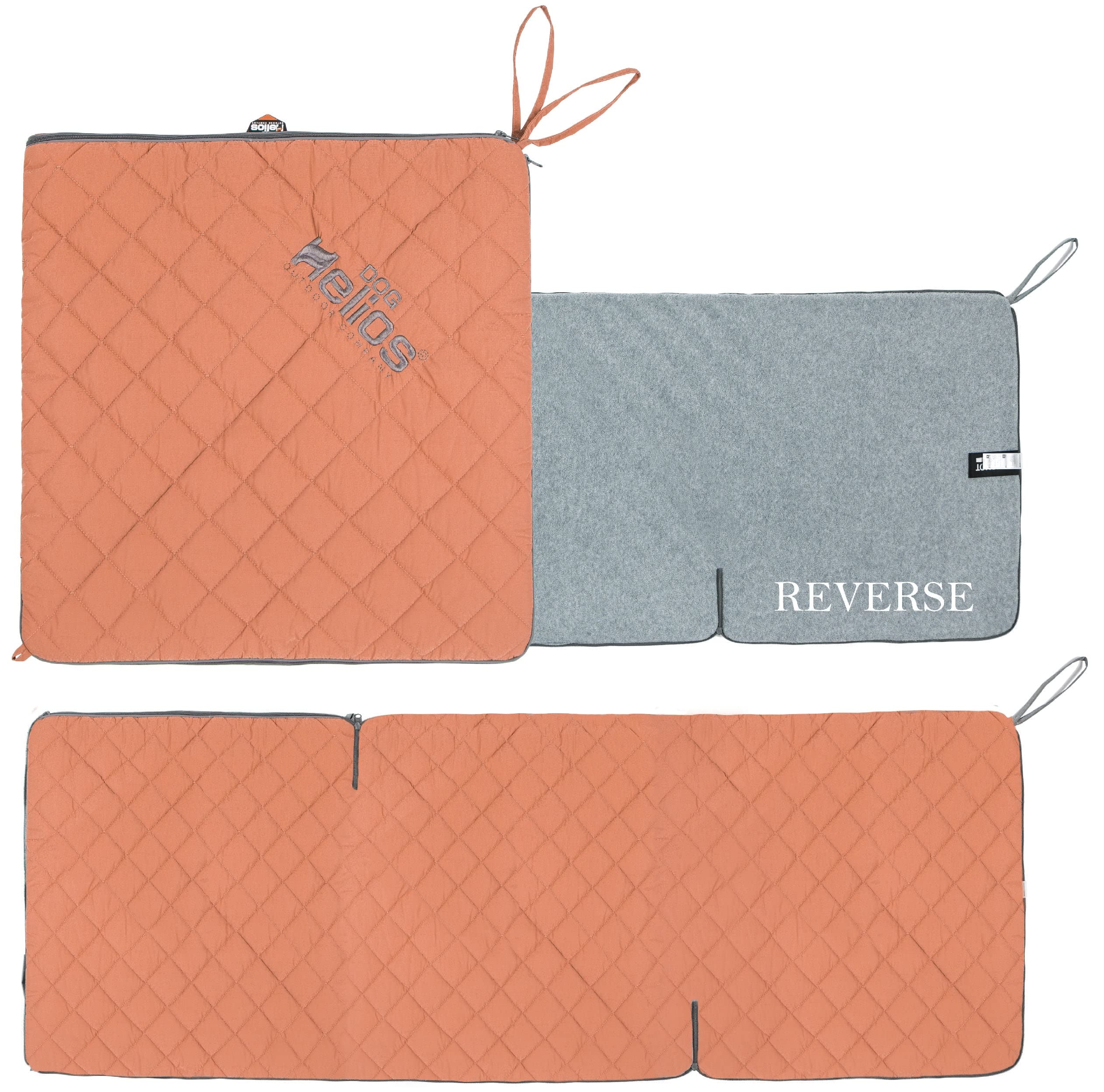 Dog Helios Bouldertrek 3In1 Expandable Surface Outdoor Travel Camping Dog Mat, Orange