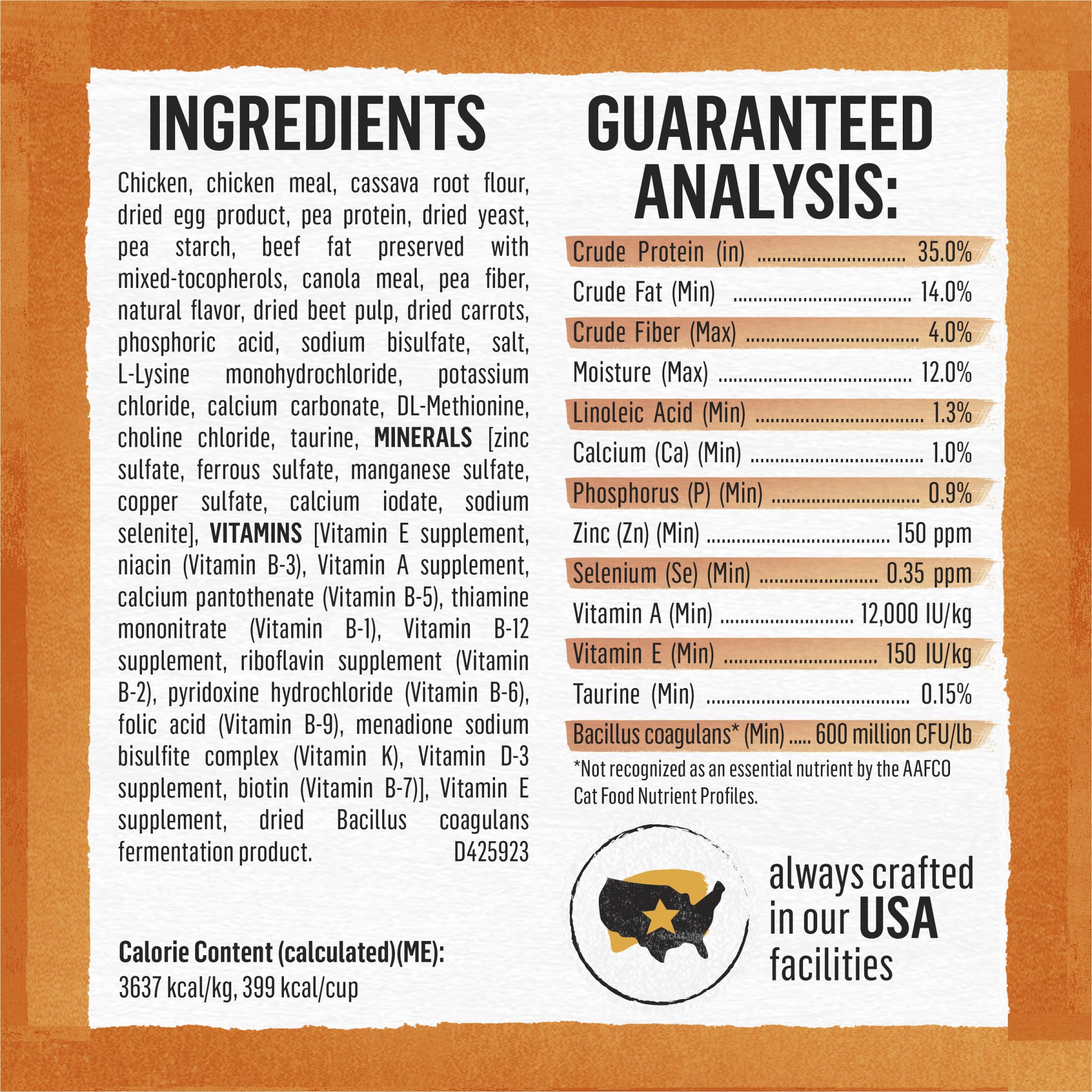 Purina Beyond Grain Free White Meat Chicken and Egg Recipe Natural Cat Food High Protein Cat Food Dry Formula - 3 lb. Bag