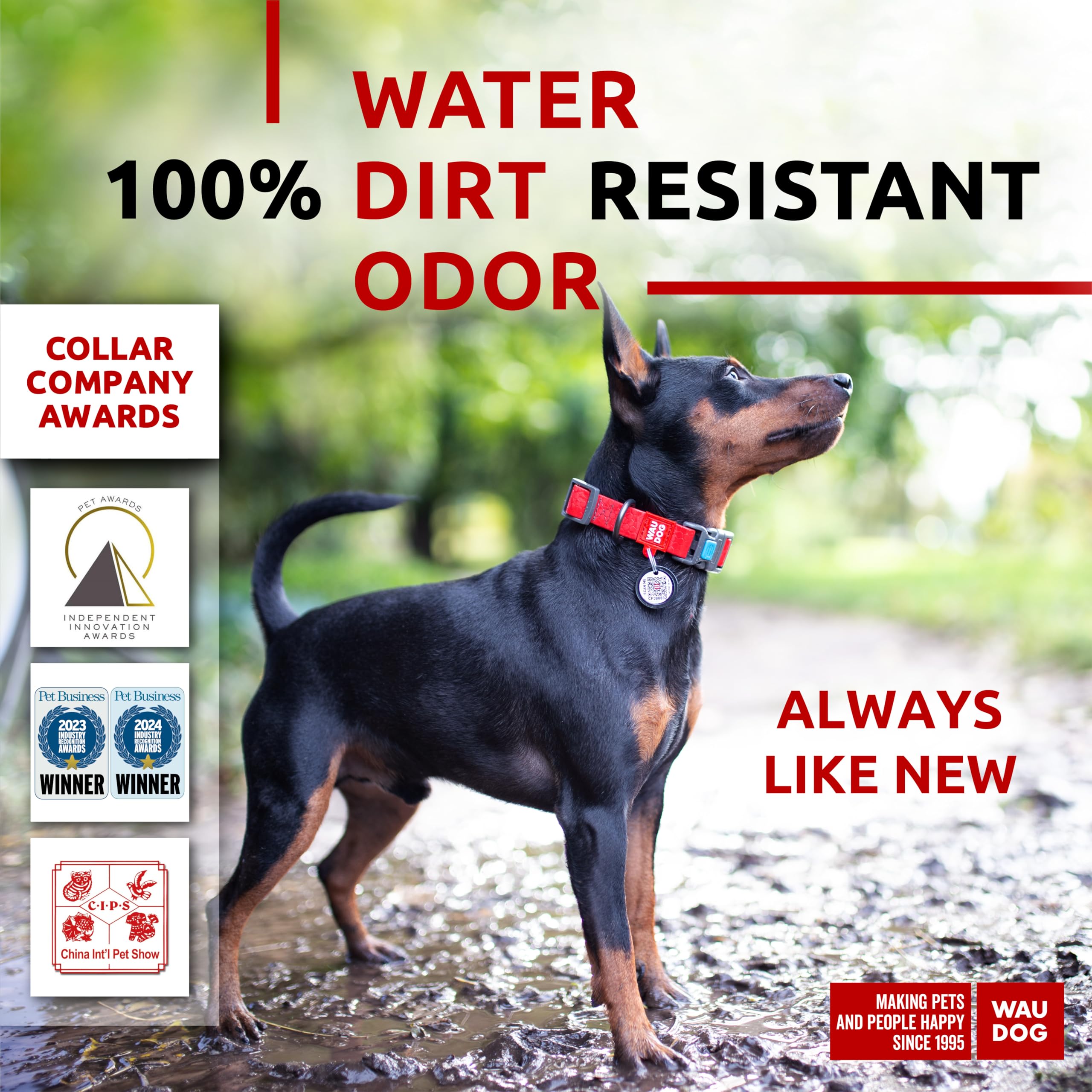 Waterproof Dog Collar - Adjustable Dog Collar For Large Dogs, Small And Medium Dogs - Breakaway Dog Collar Waterproof With Plast
